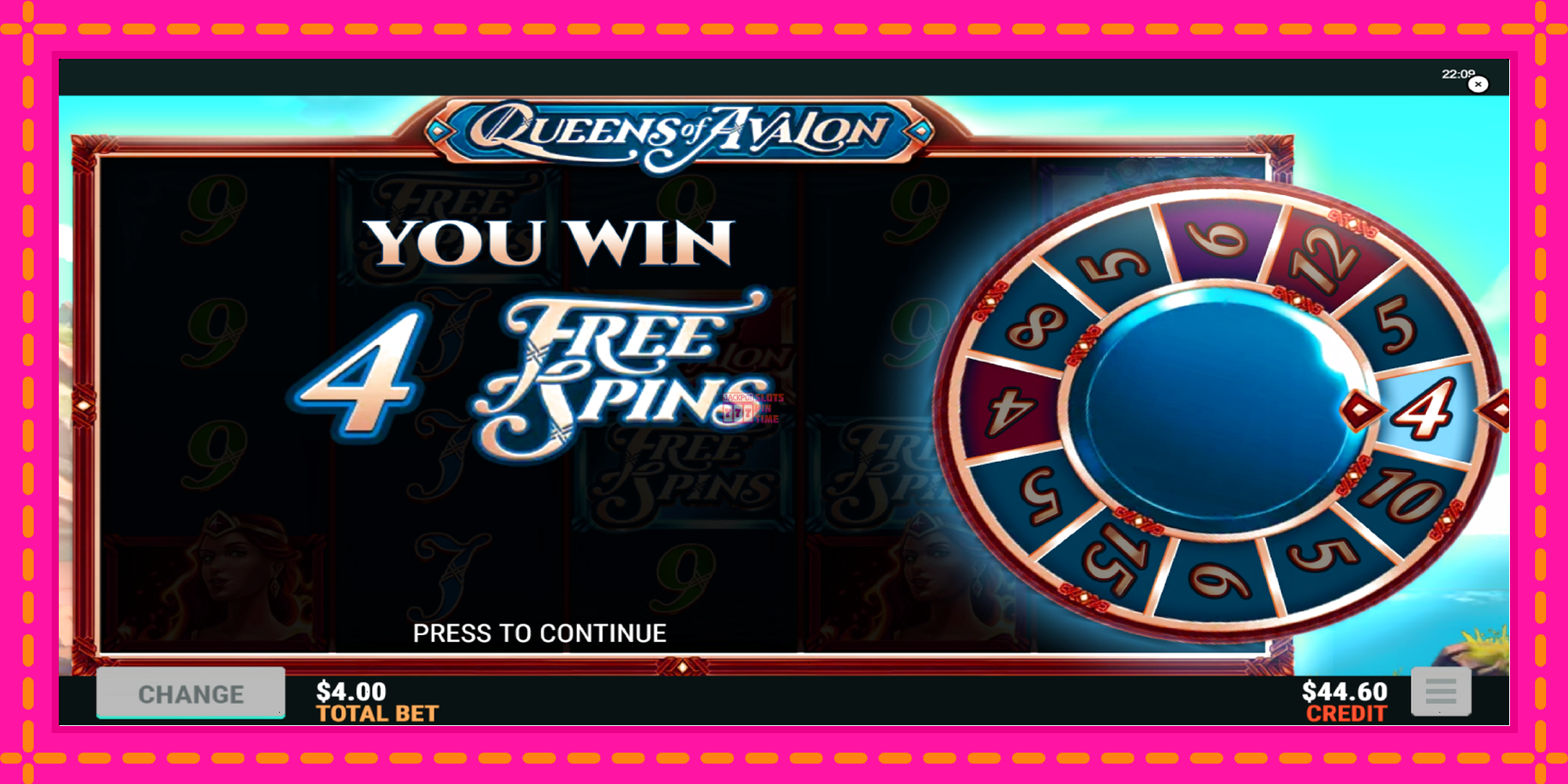 Slot machine Queens of Avalon gratuitamente, immagine 4