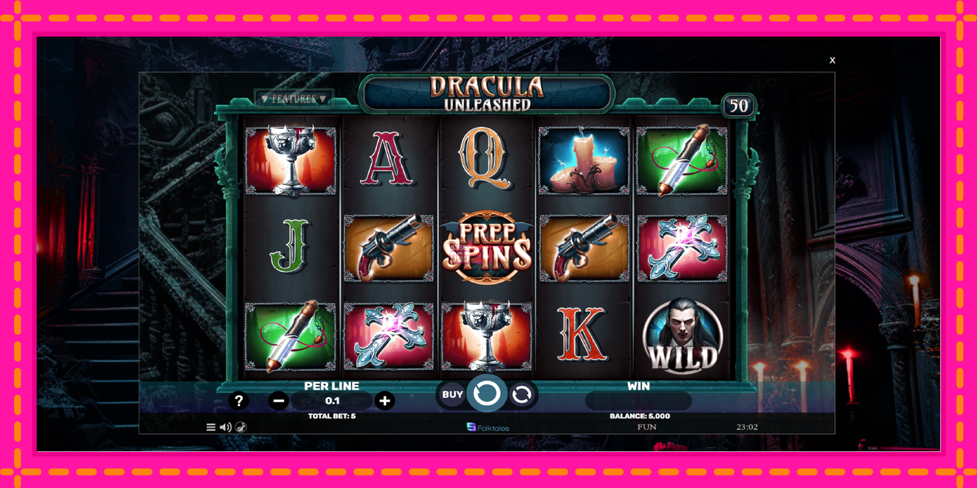 Slot machine Dracula - Unleashed gratuitamente, immagine 2