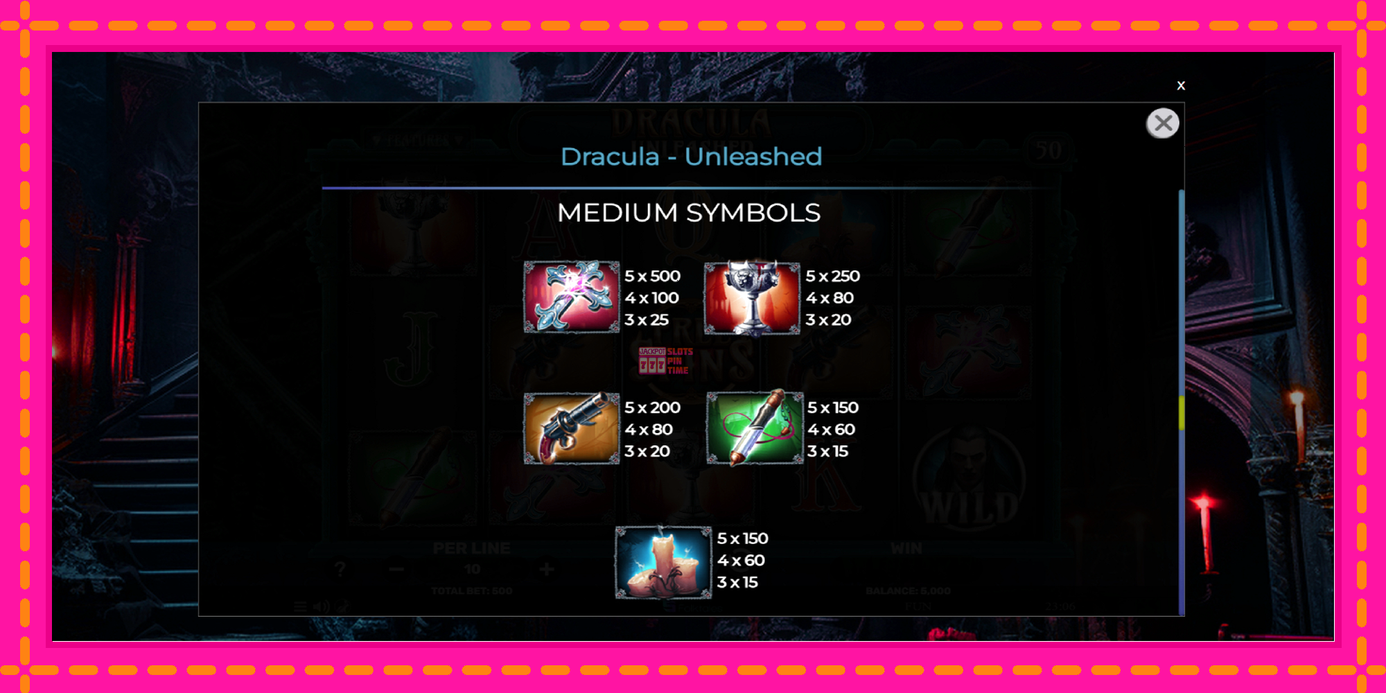 Slot machine Dracula - Unleashed gratuitamente, immagine 6