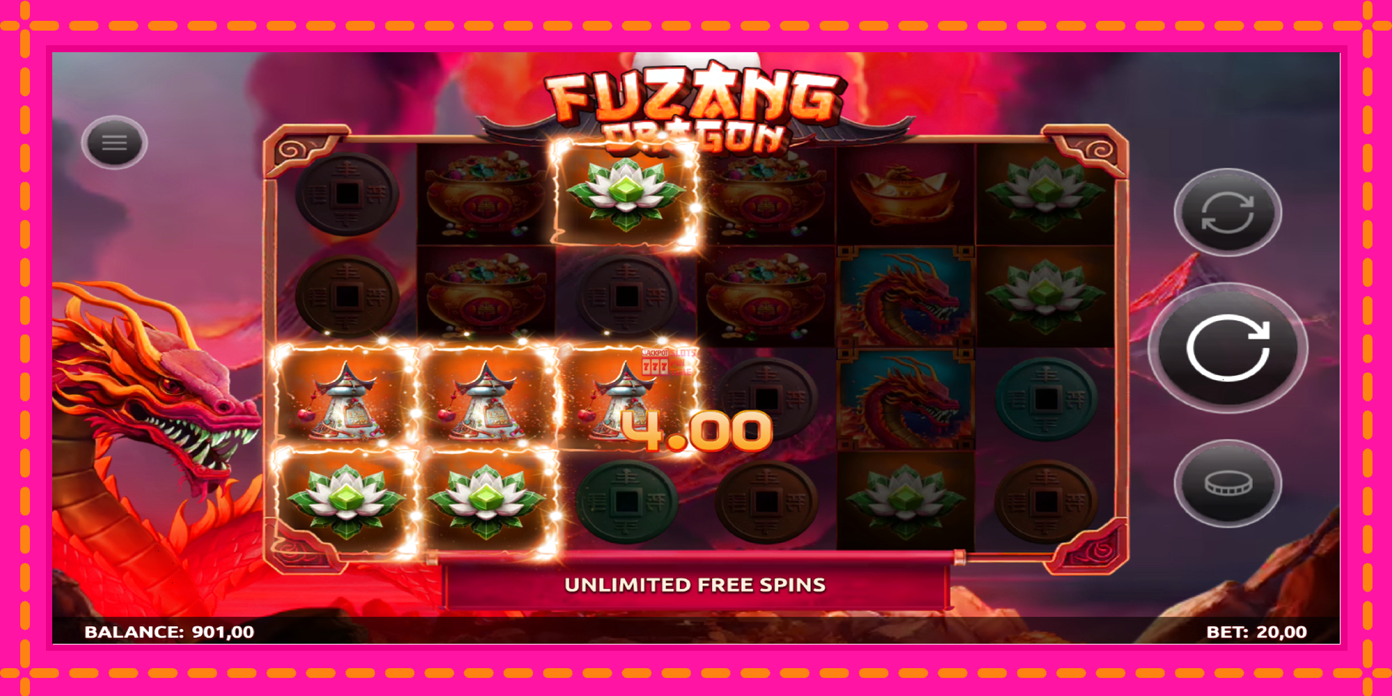 Slot machine Fuzang Dragon gratuitamente, immagine 4