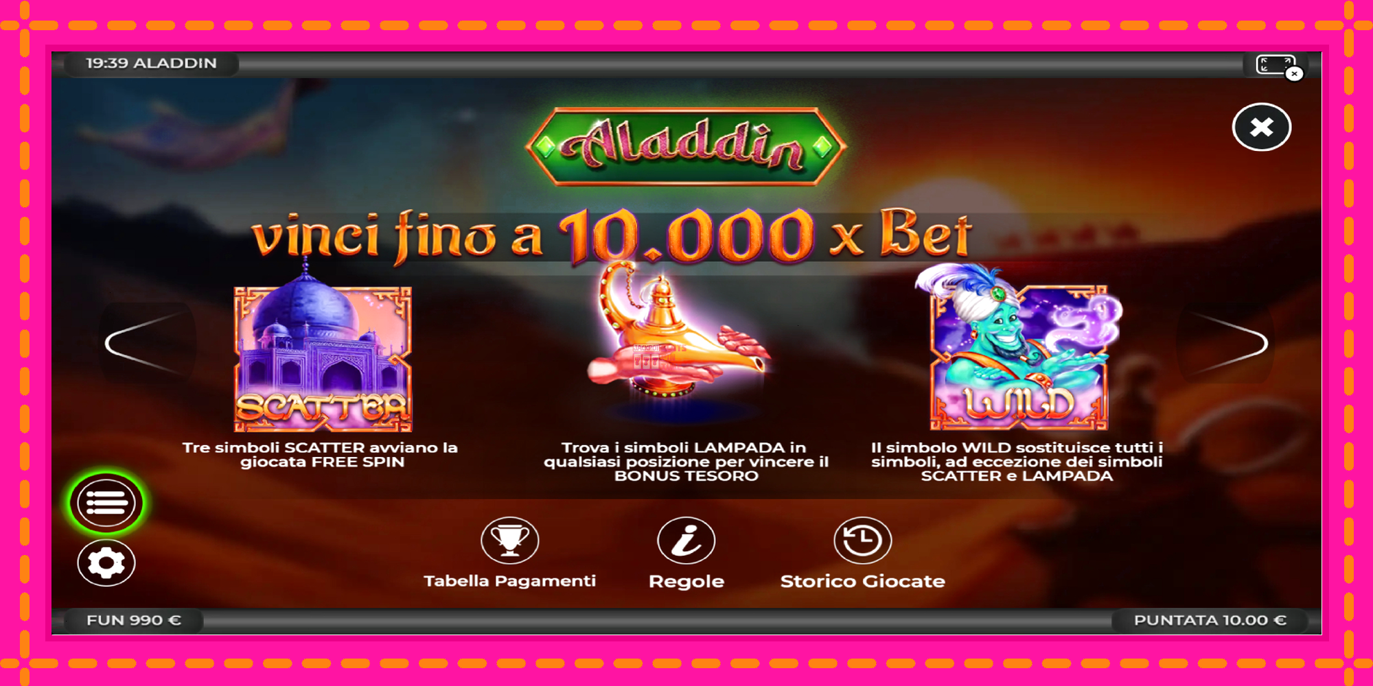 Slot machine Aladdin gratuitamente, immagine 5