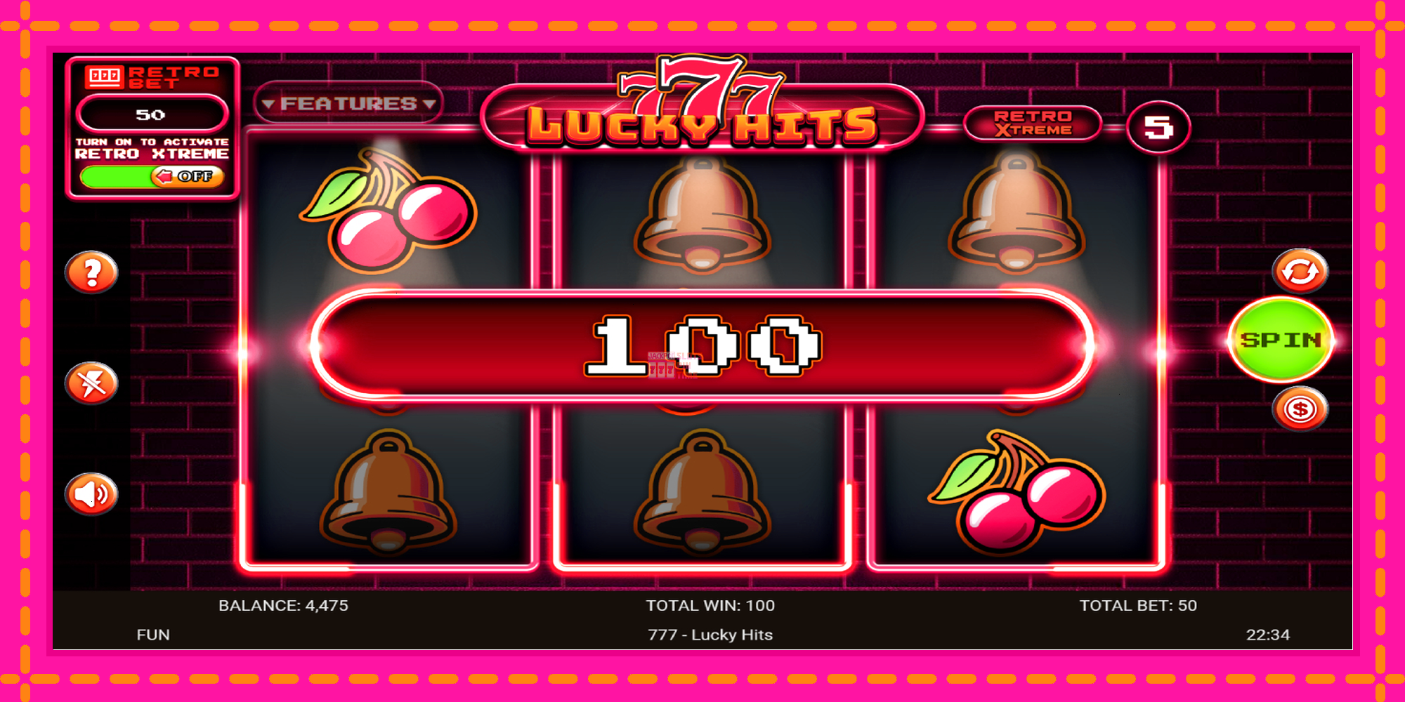 Slot machine 777 Lucky Hits gratuitamente, immagine 2