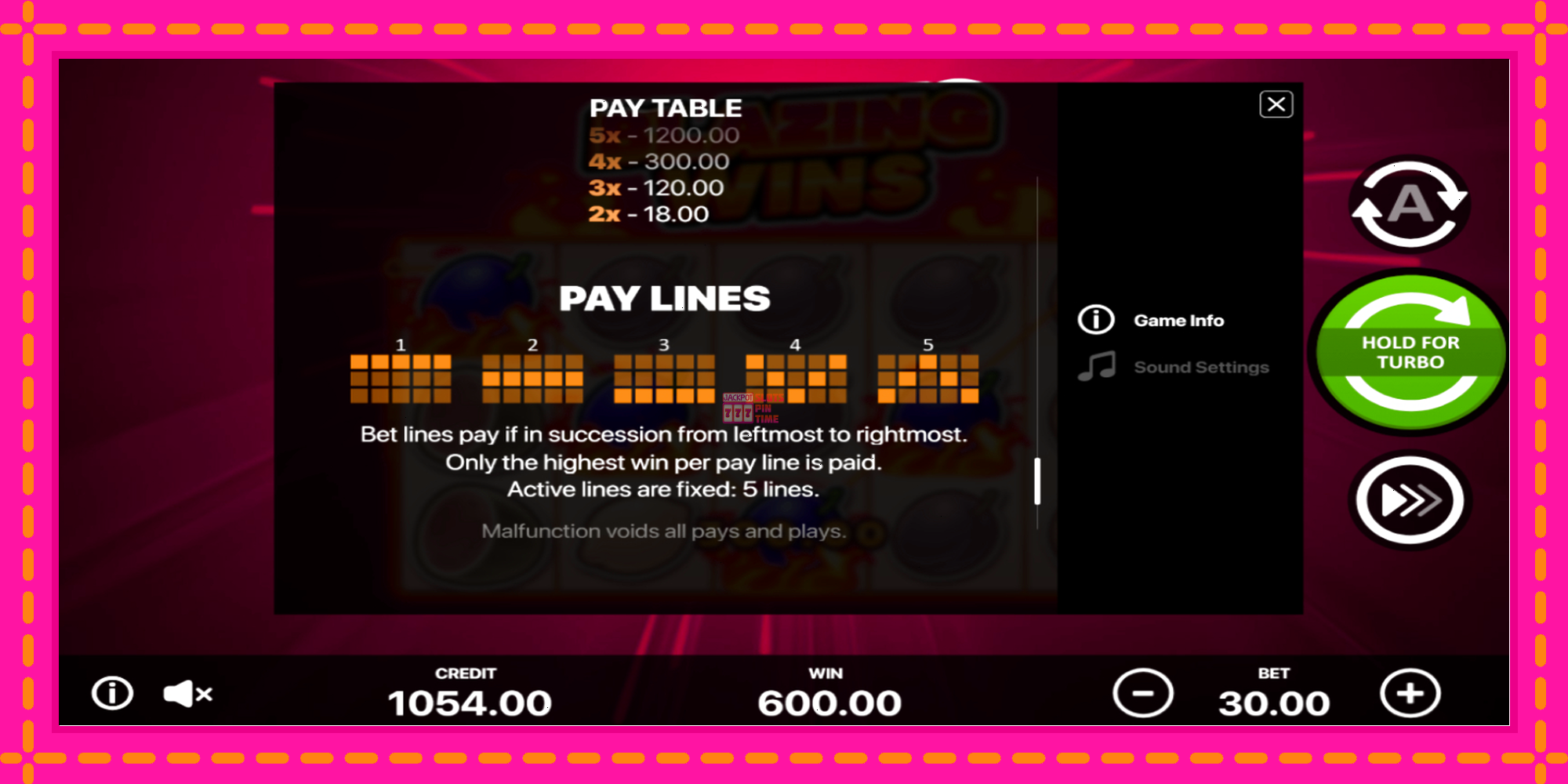 Slot machine Blazing Wins gratuitamente, immagine 7