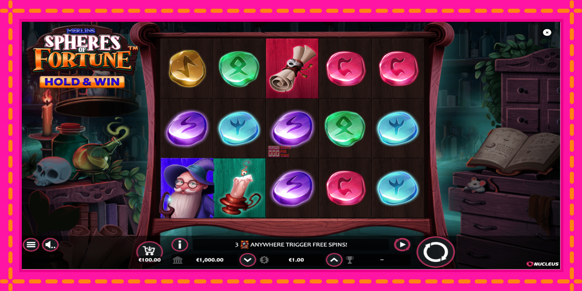 Slot machine Merlins Spheres of Fortune gratuitamente, immagine 2