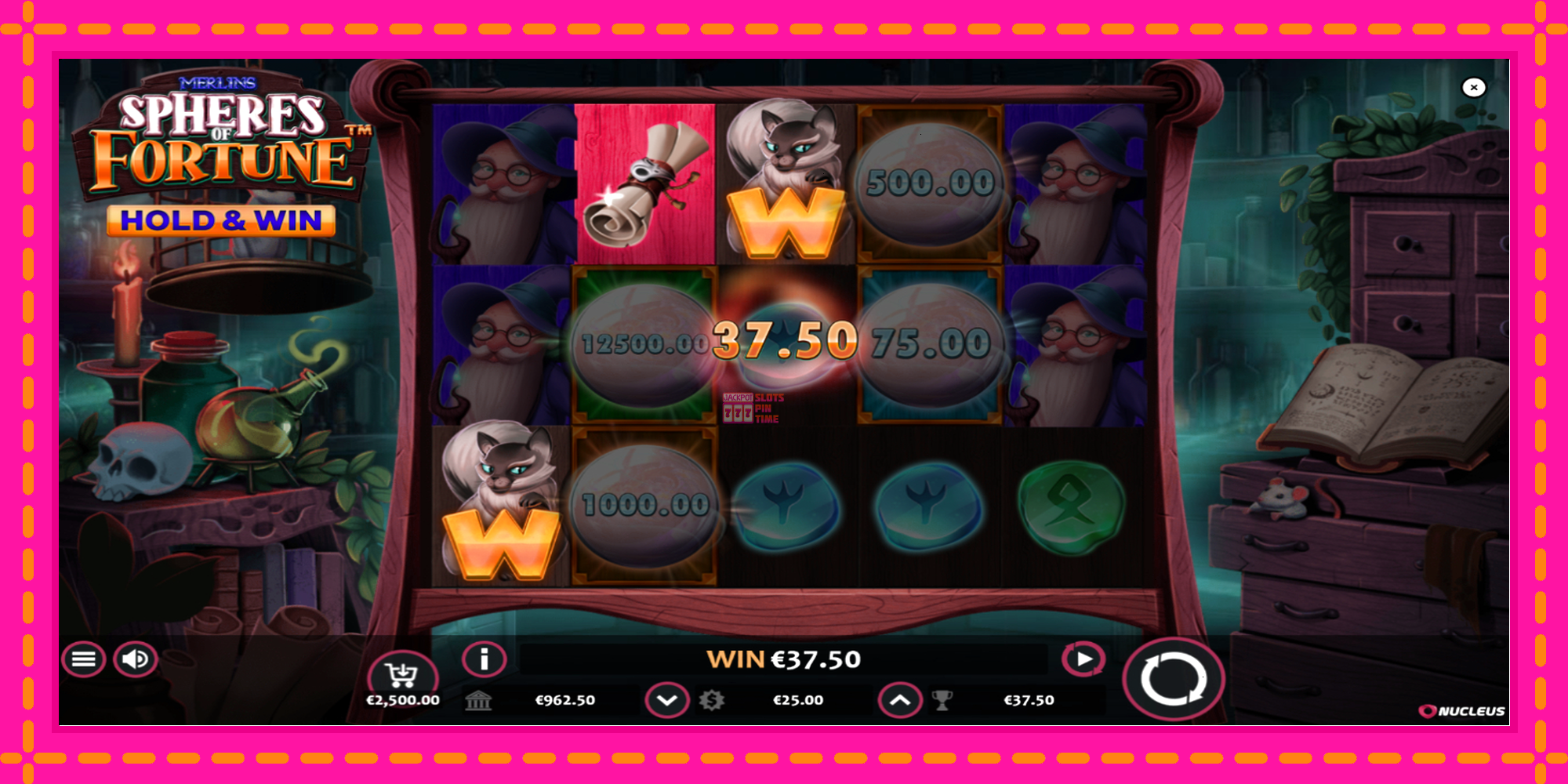 Slot machine Merlins Spheres of Fortune gratuitamente, immagine 3