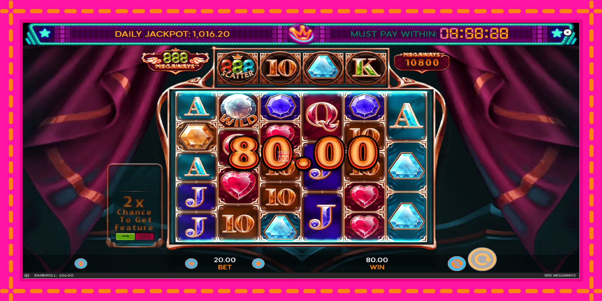 Slot machine 888 Megaways gratuitamente, immagine 6