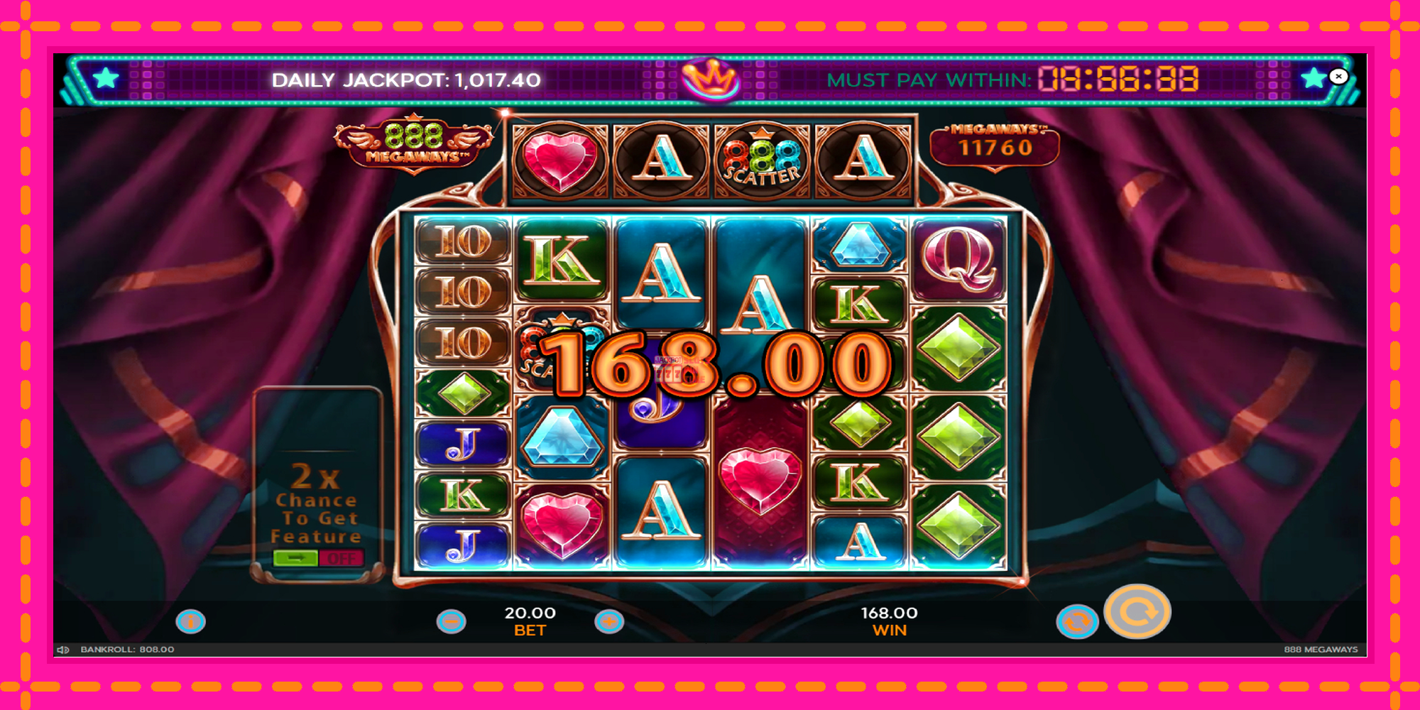 Slot machine 888 Megaways gratuitamente, immagine 7