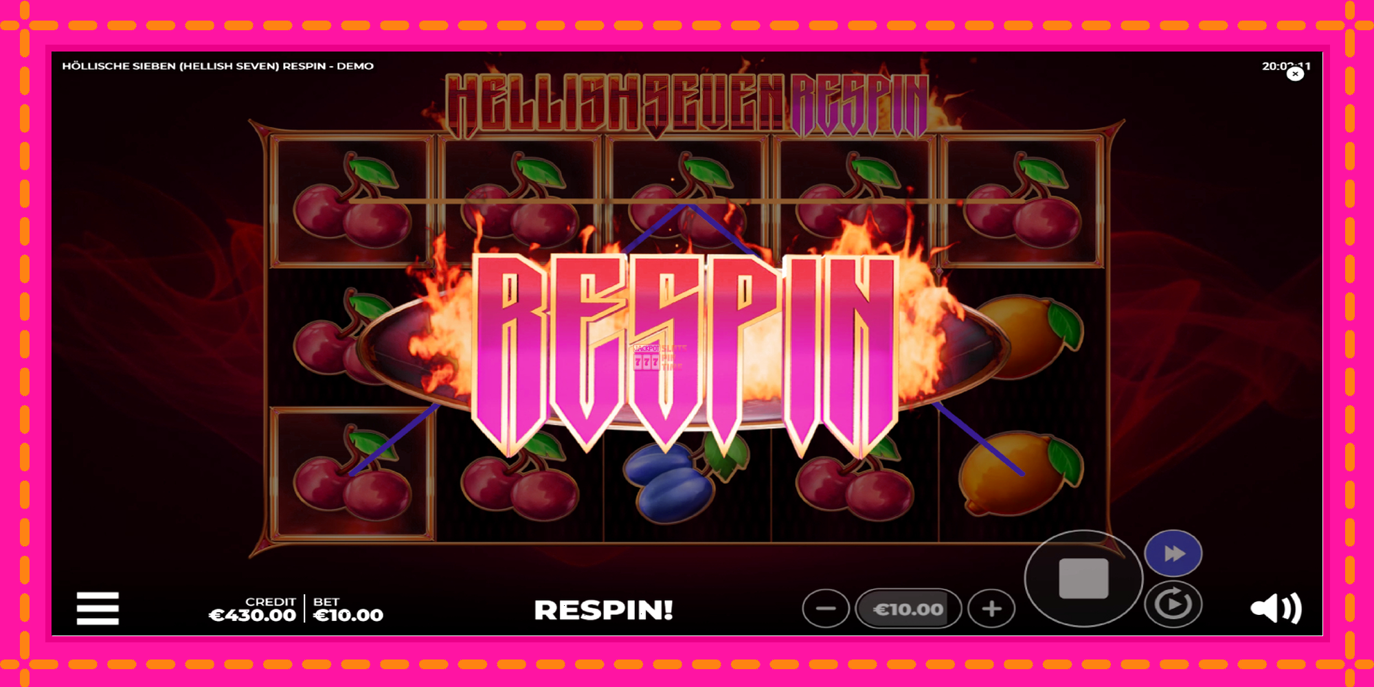 Slot machine Hellish Seven Respin gratuitamente, immagine 3