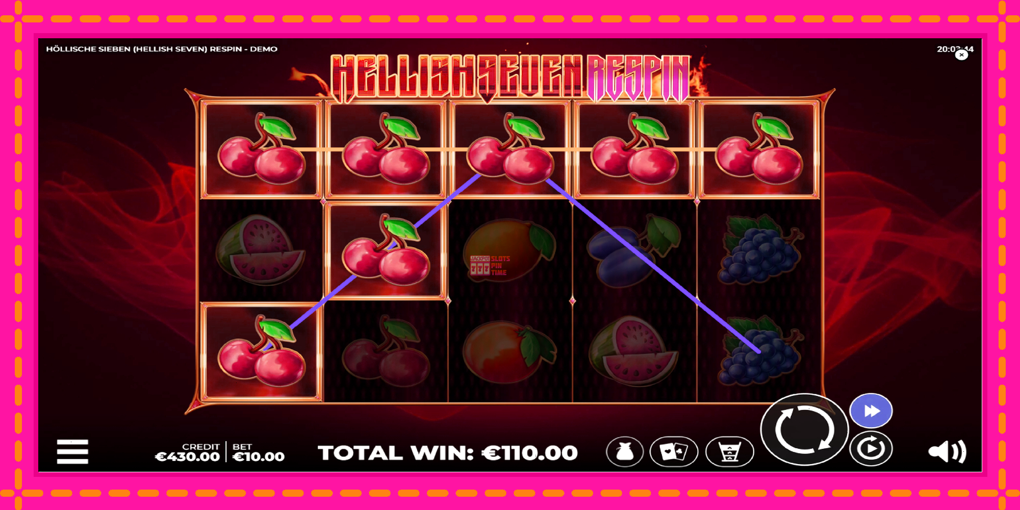 Slot machine Hellish Seven Respin gratuitamente, immagine 4