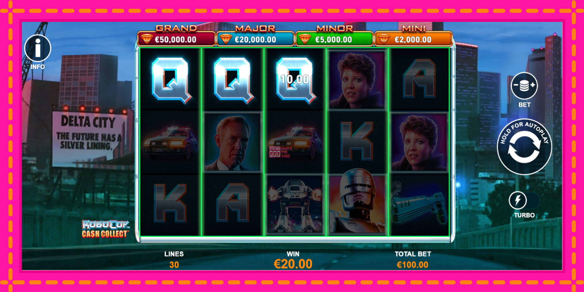 Slot machine RoboCop: Cash Collect gratuitamente, immagine 4