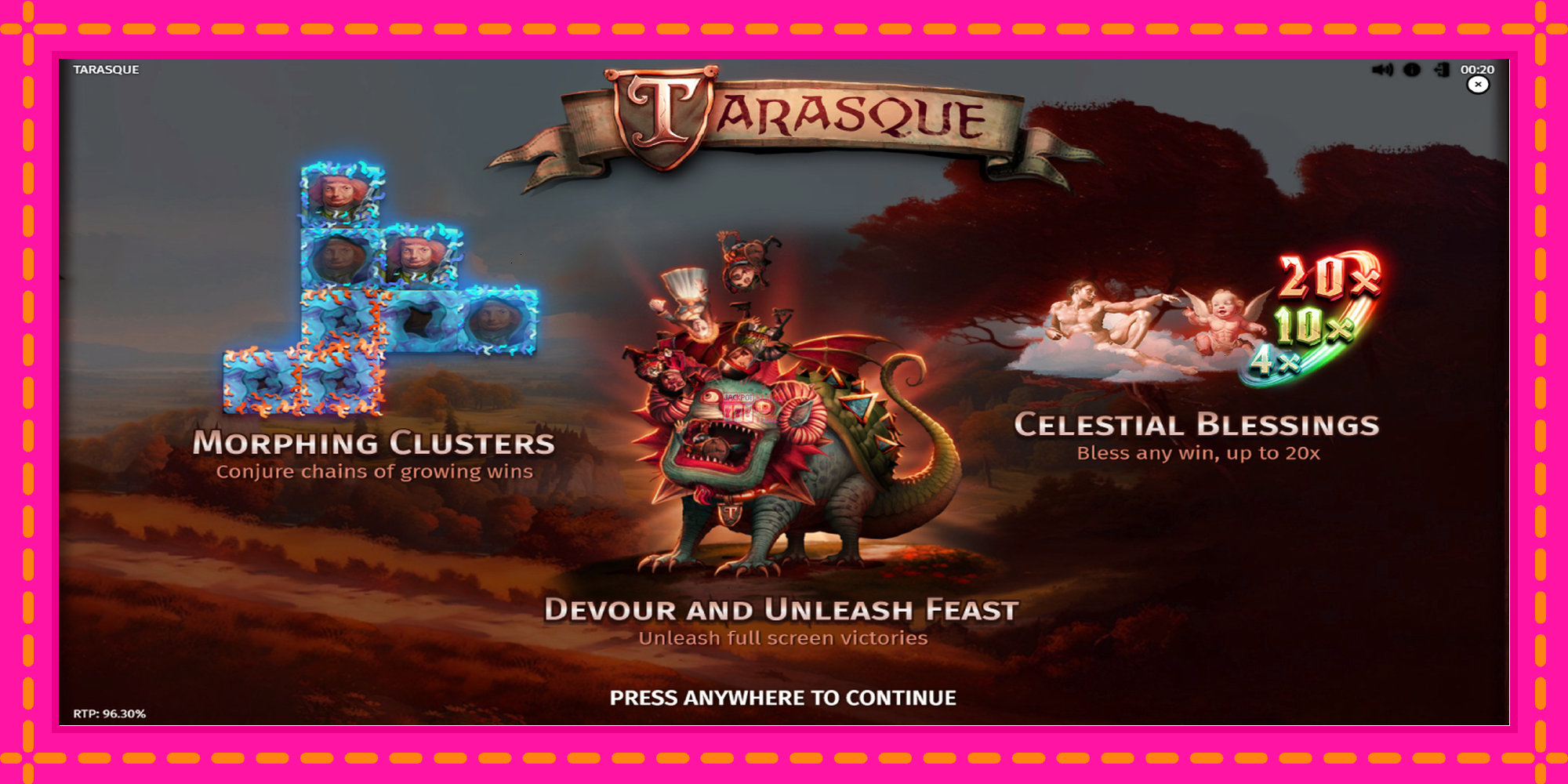 Slot machine Tarasque gratuitamente, immagine 1