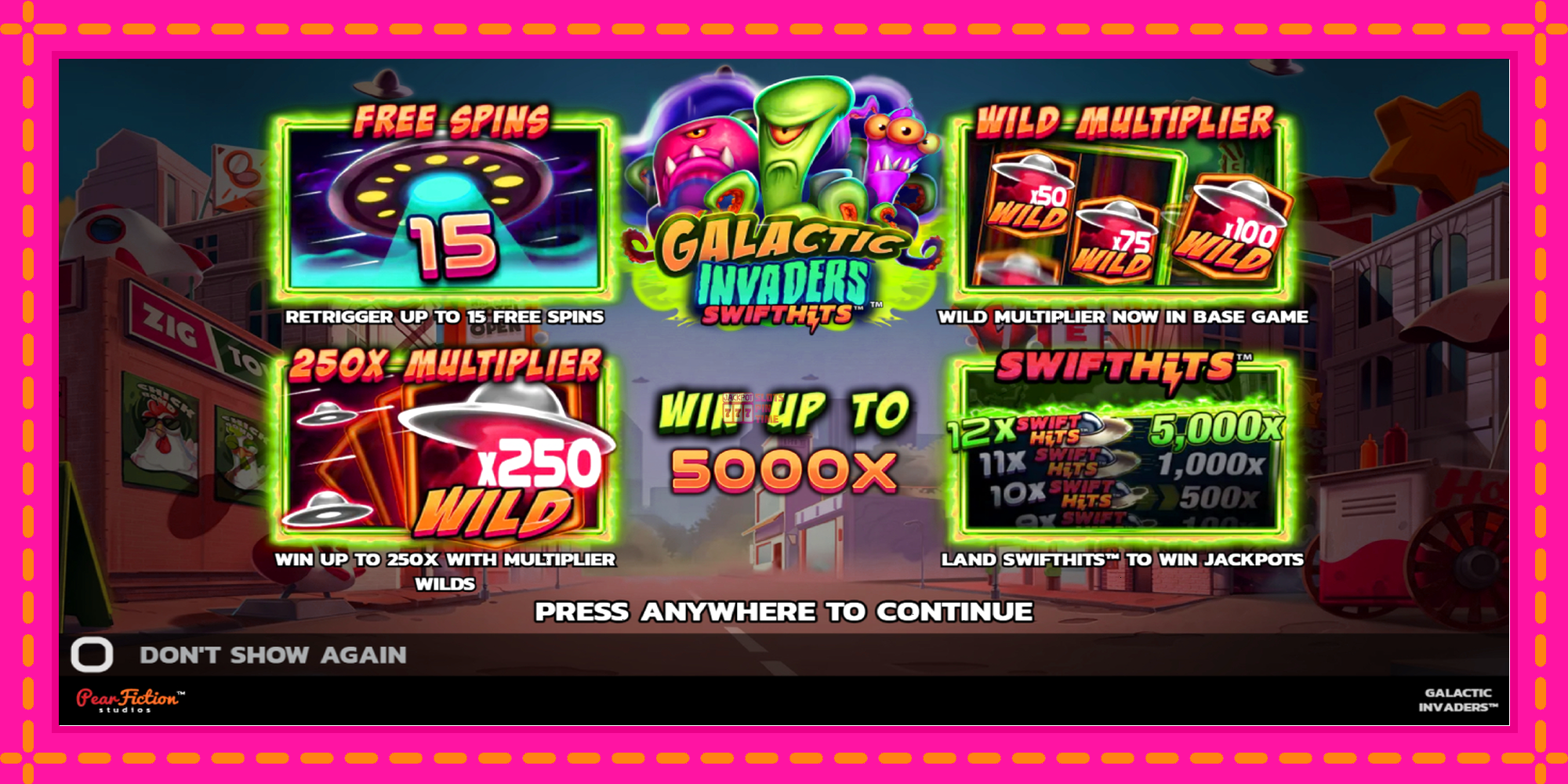 Slot machine Galactic Invaders gratuitamente, immagine 1