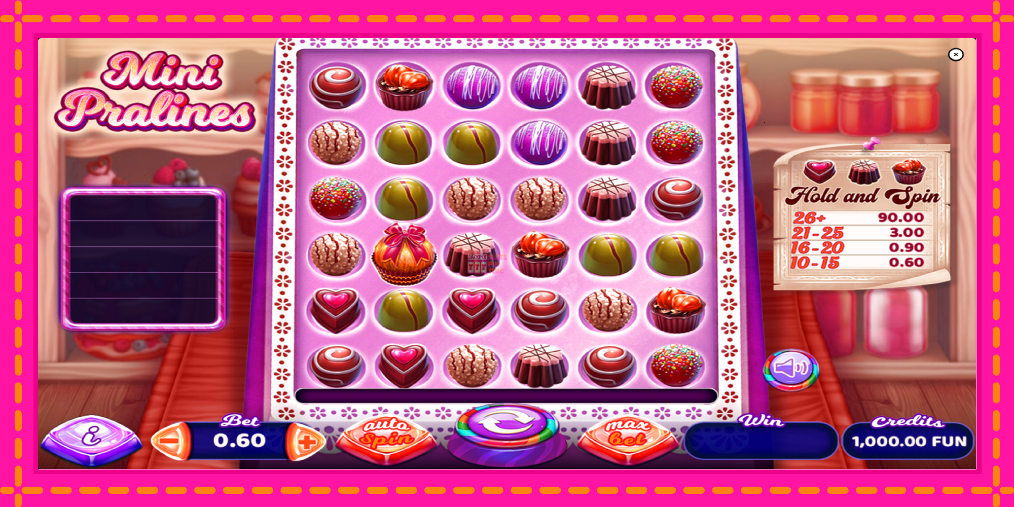 Slot machine Mini Pralines gratuitamente, immagine 2