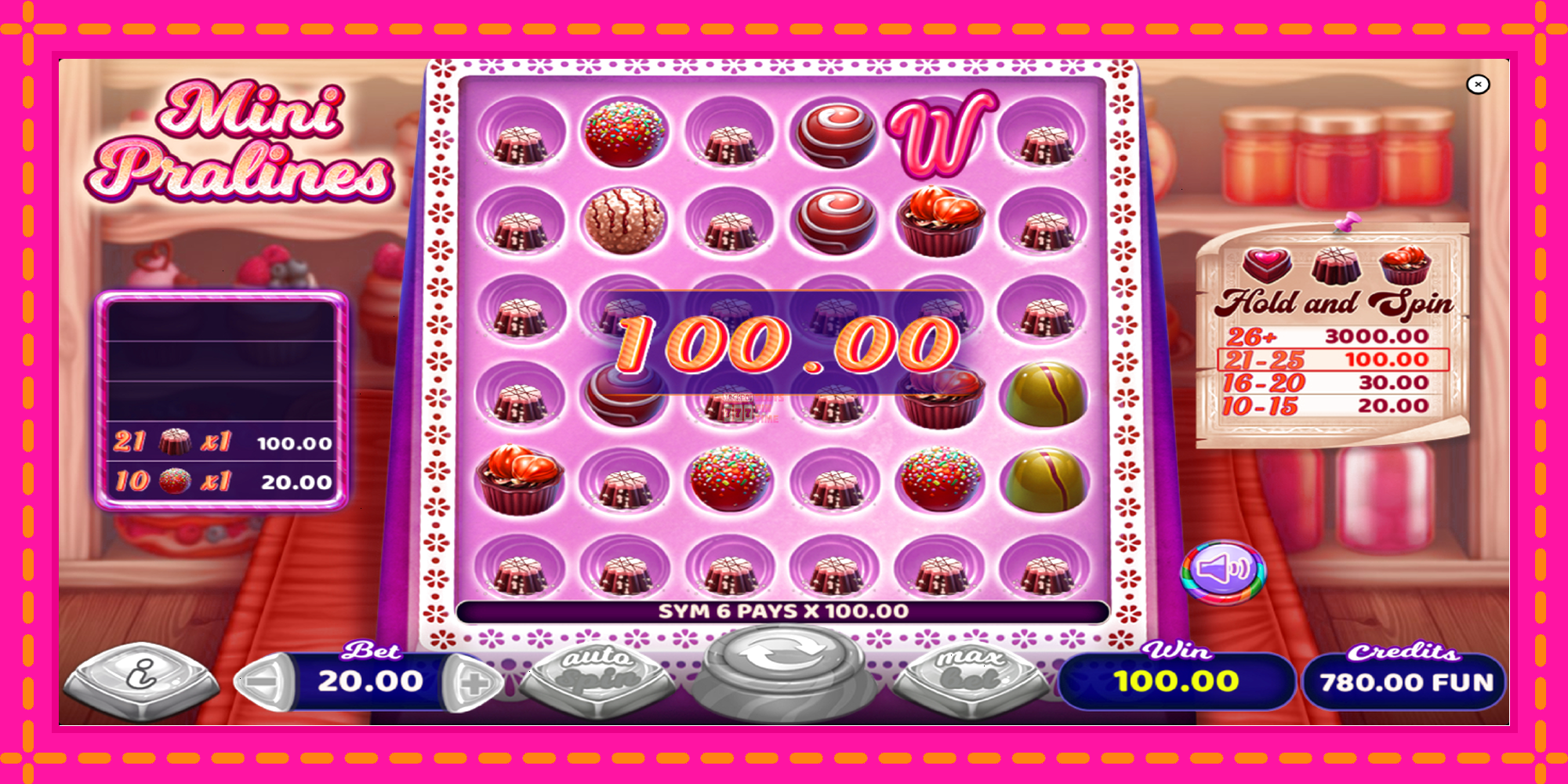 Slot machine Mini Pralines gratuitamente, immagine 4