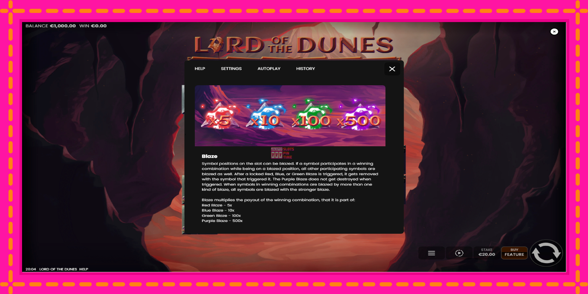 Slot machine Lord of the Dunes gratuitamente, immagine 6