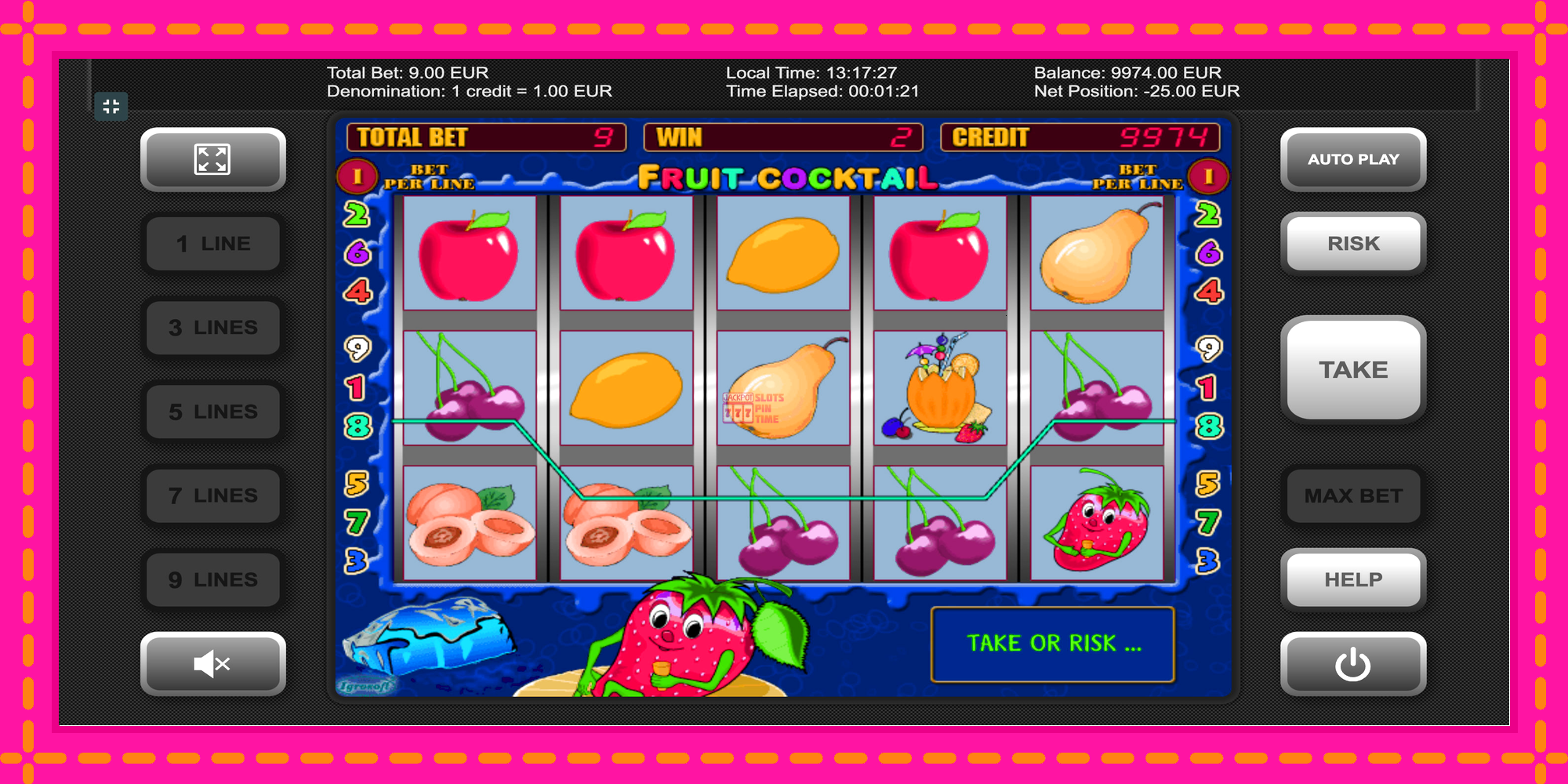 Slot machine Fruit Cocktail gratuitamente, immagine 2