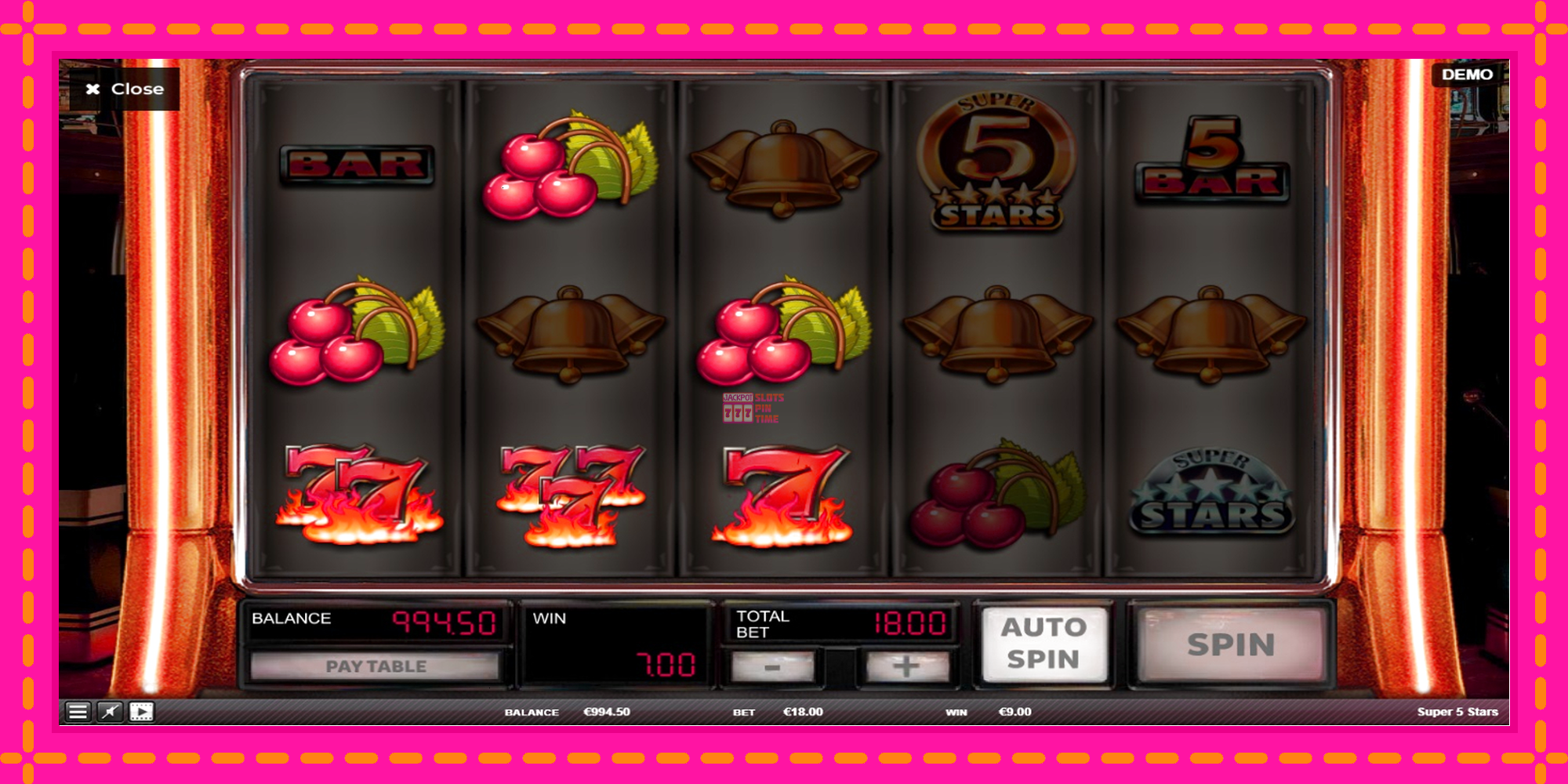 Slot machine Super 5 Stars gratuitamente, immagine 3