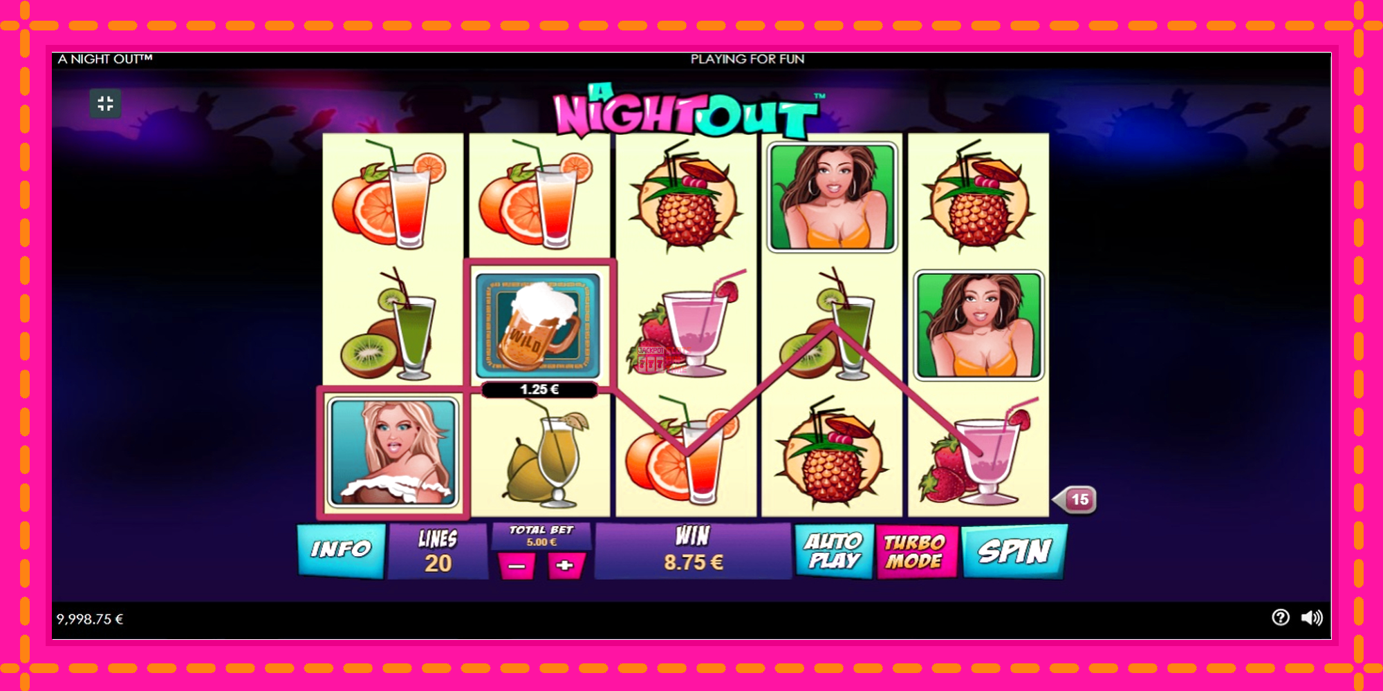 Slot machine A Night Out gratuitamente, immagine 3