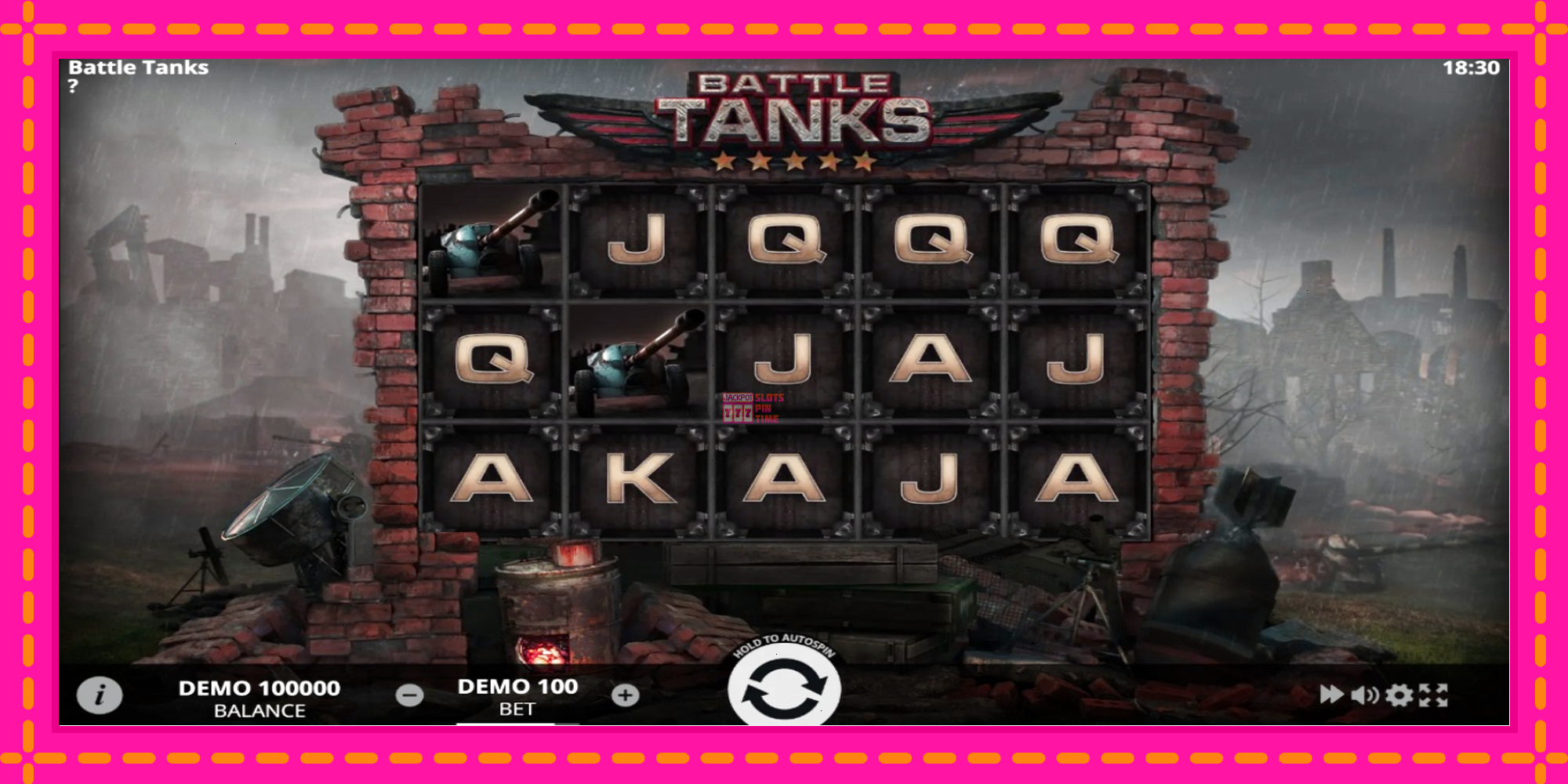 Slot machine Battle Tanks gratuitamente, immagine 1