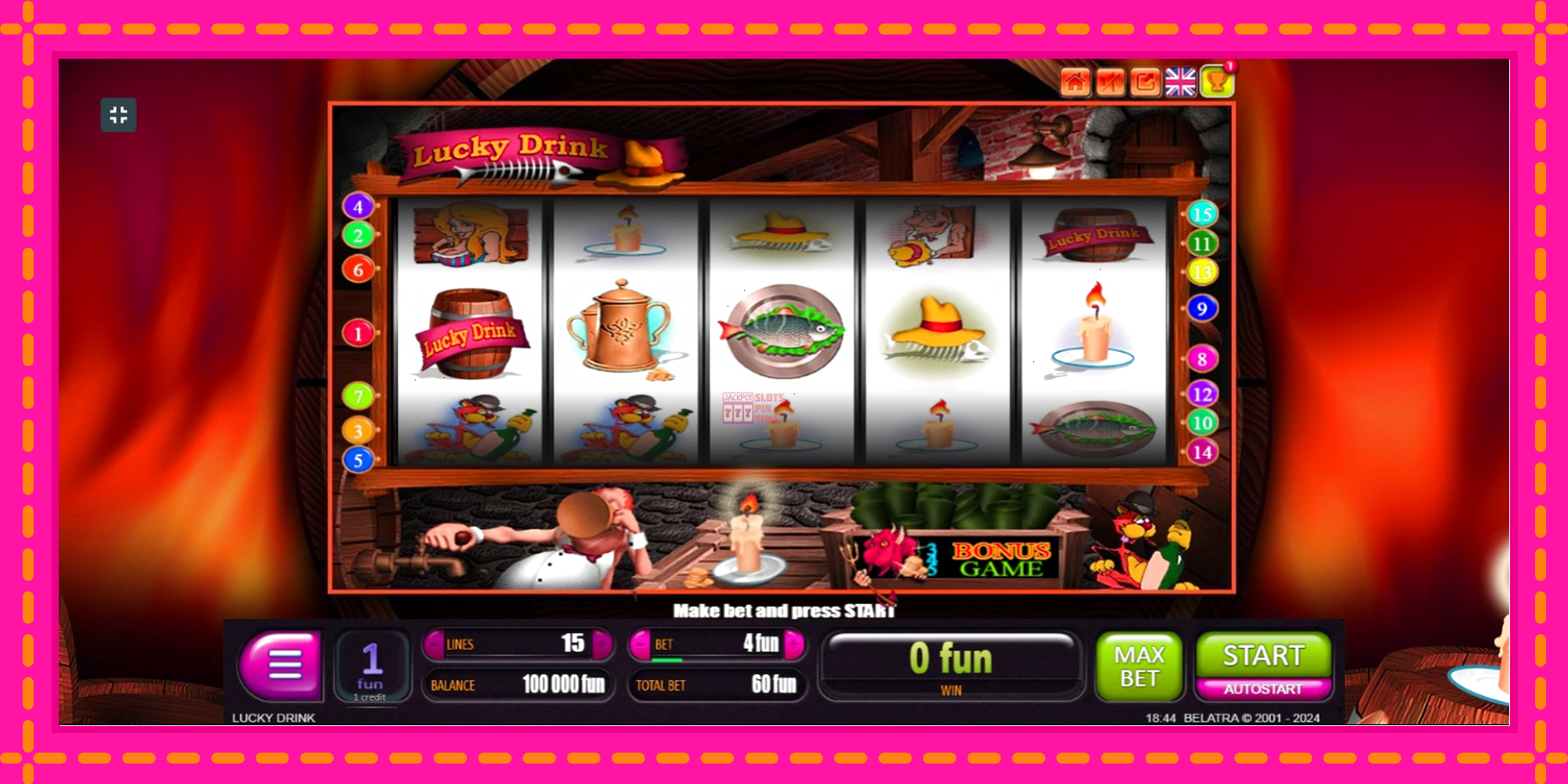 Slot machine Lucky Drink gratuitamente, immagine 1