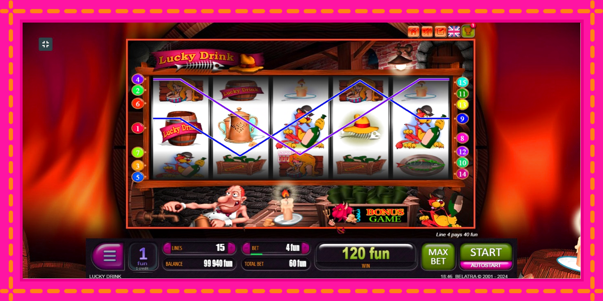 Slot machine Lucky Drink gratuitamente, immagine 2