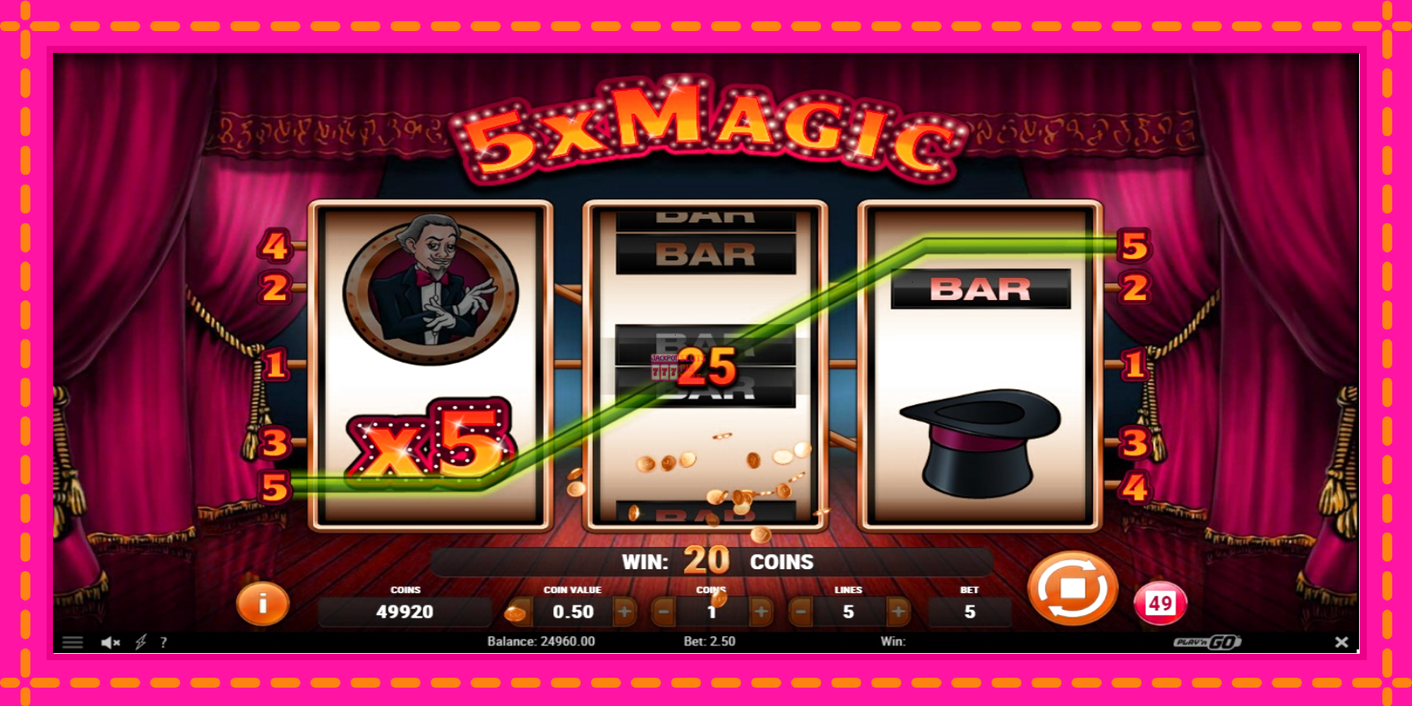 Slot machine 5x Magic gratuitamente, immagine 2