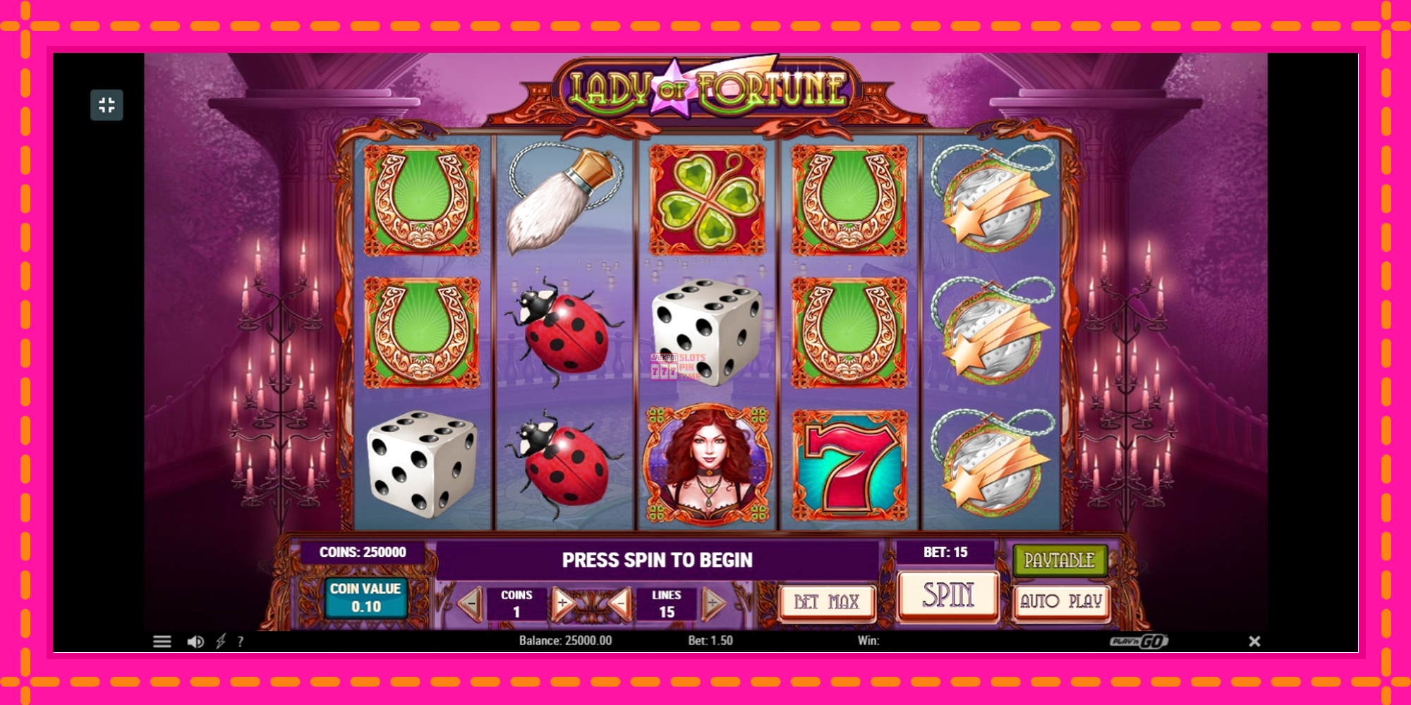 Slot machine Lady of Fortune gratuitamente, immagine 2