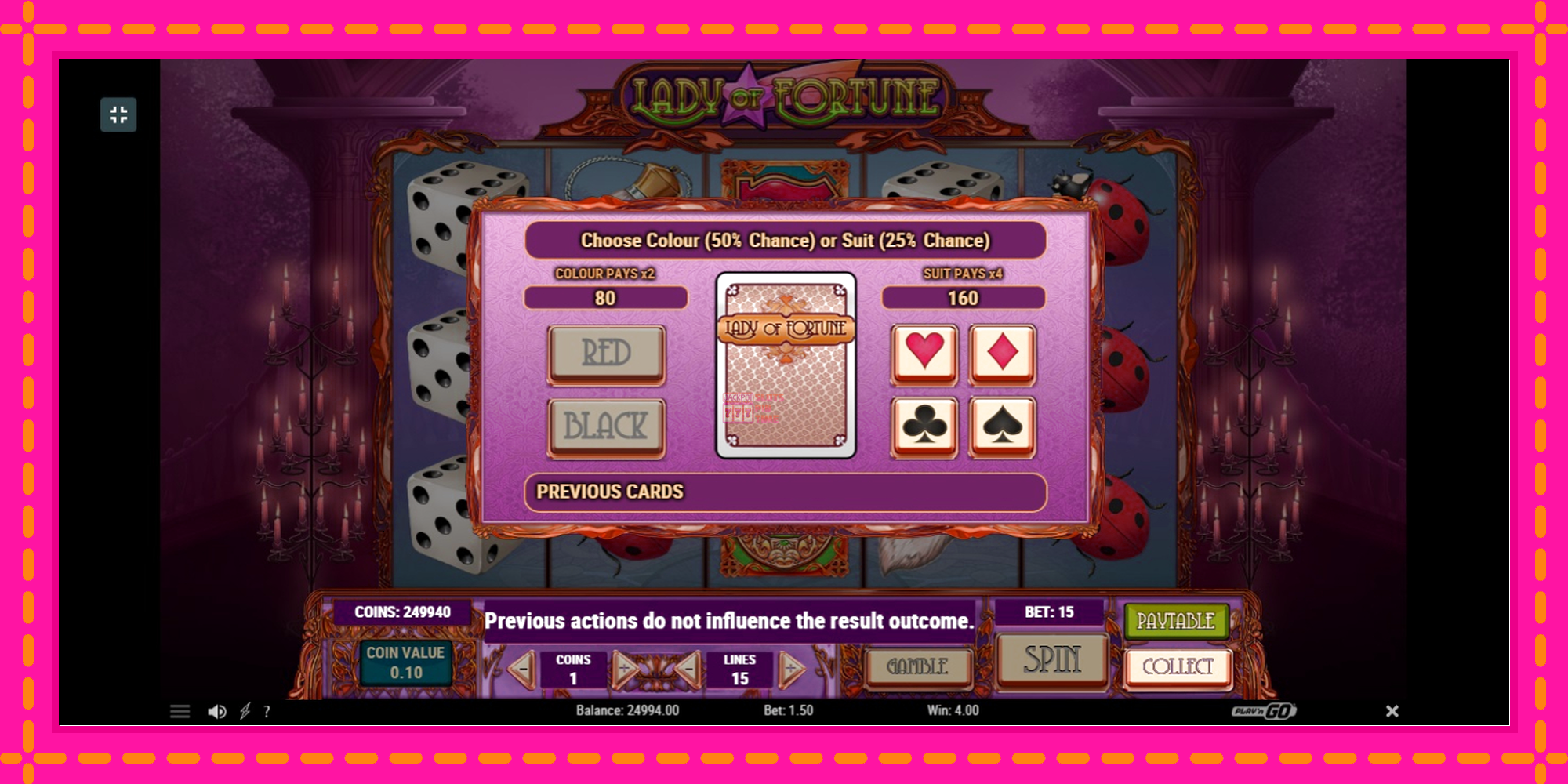 Slot machine Lady of Fortune gratuitamente, immagine 4