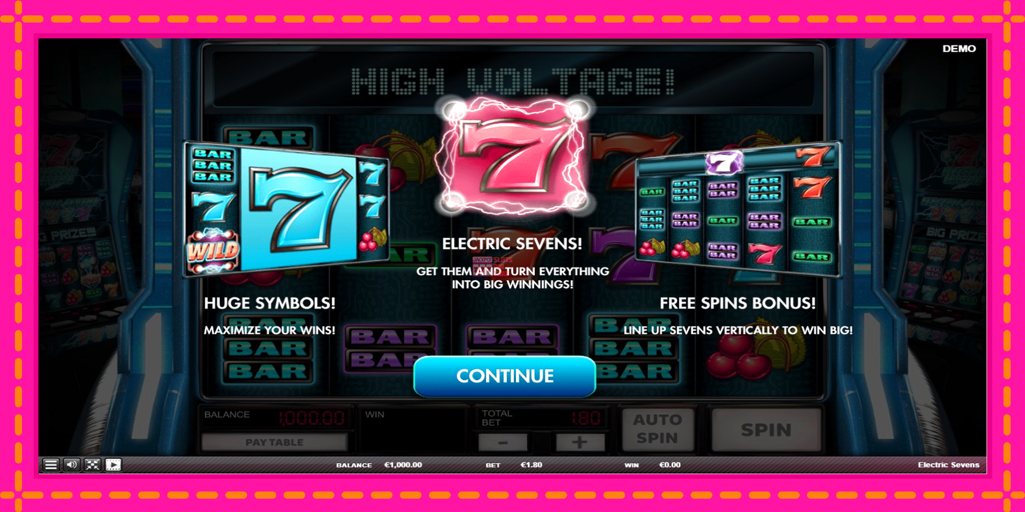 Slot machine Electric Sevens gratuitamente, immagine 1