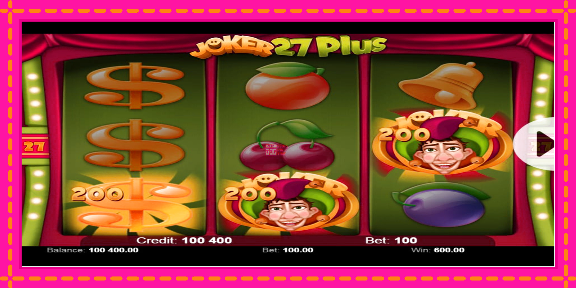 Slot machine Joker 27 Plus gratuitamente, immagine 1