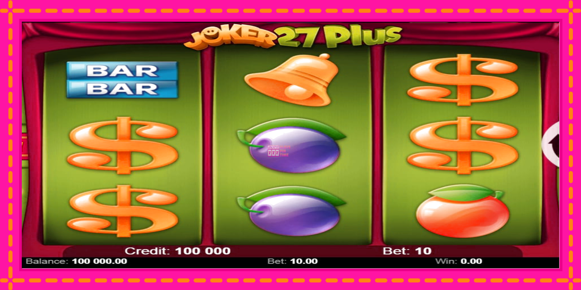 Slot machine Joker 27 Plus gratuitamente, immagine 2