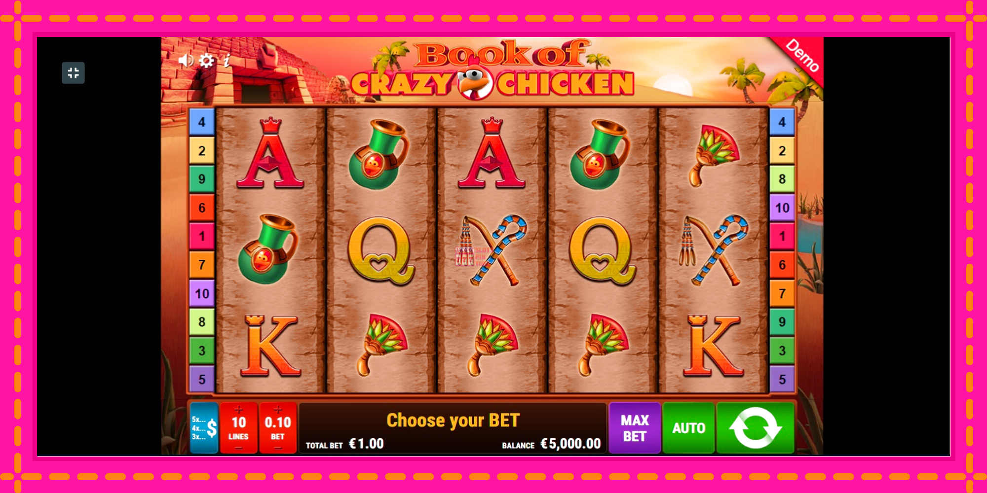 Slot machine Book of Crazy Chicken gratuitamente, immagine 1