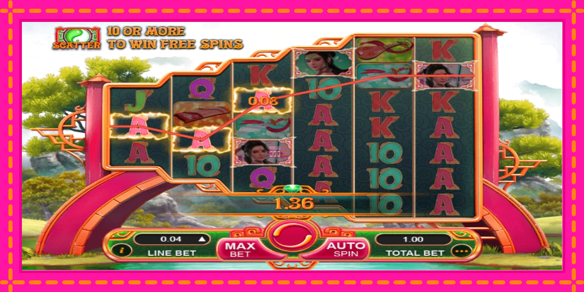 Slot machine Wuxia Princess gratuitamente, immagine 3