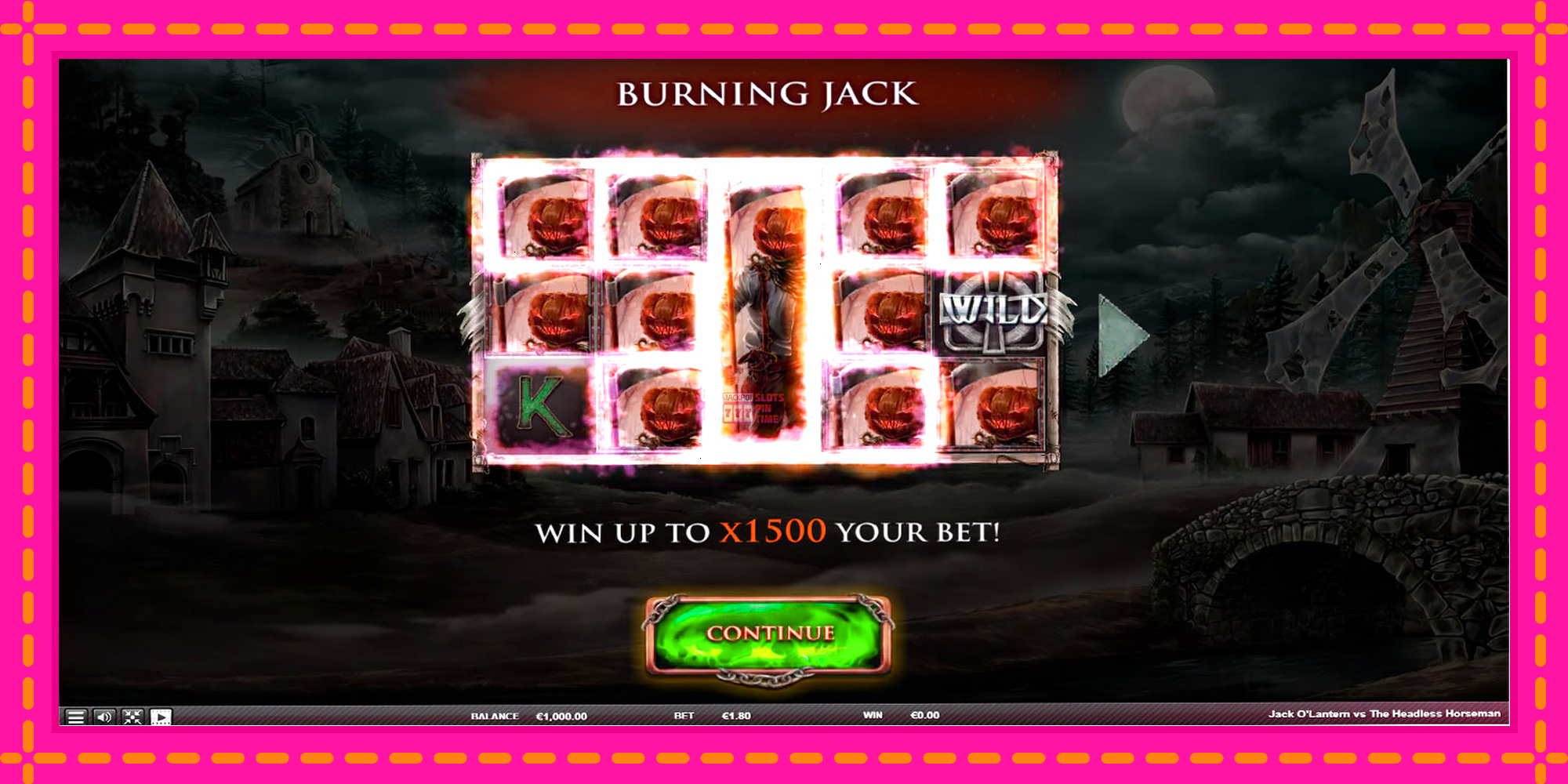 Slot machine Jack OLantern Vs the Headless Horseman gratuitamente, immagine 1