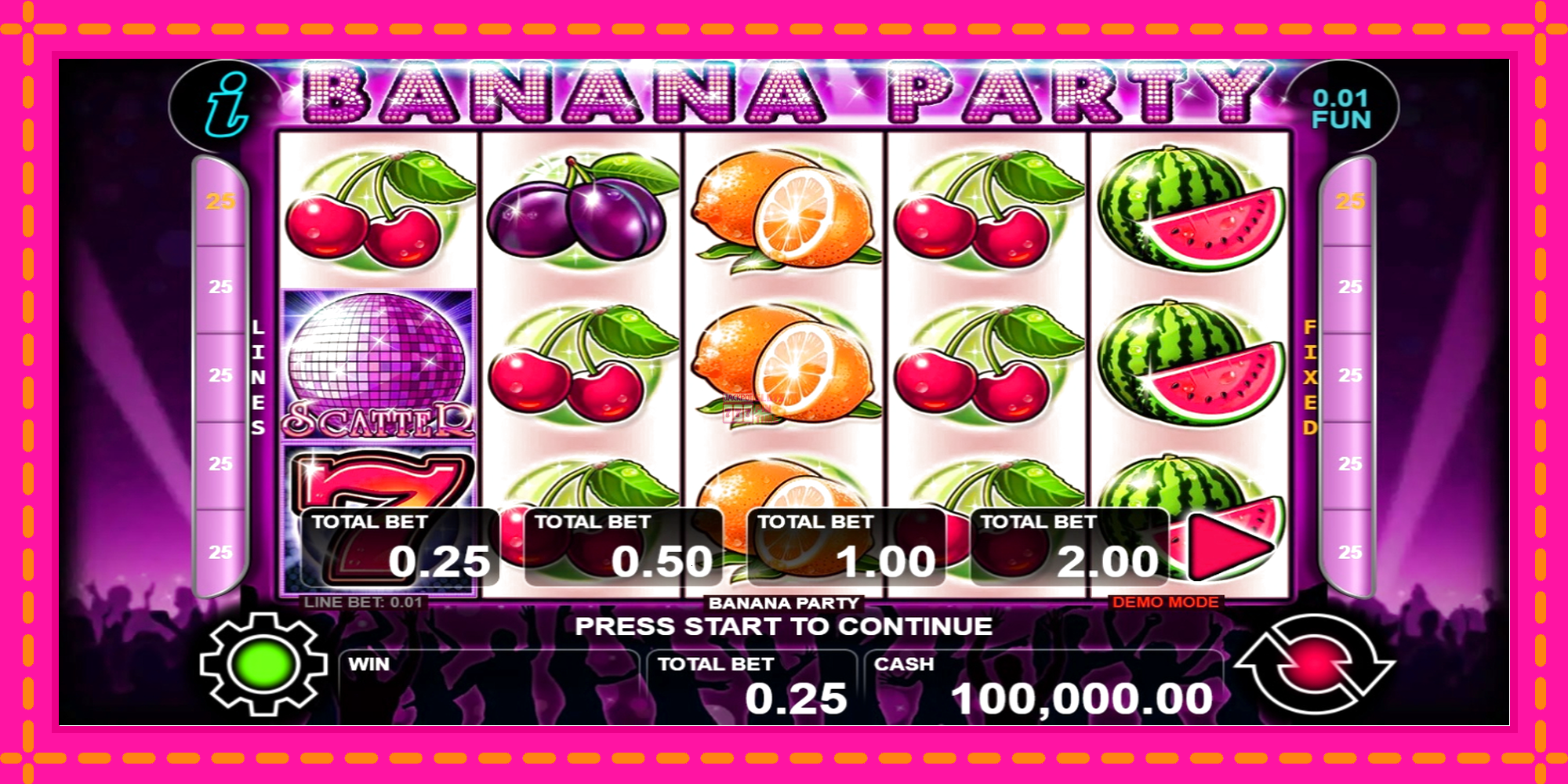 Slot machine Banana Party gratuitamente, immagine 1