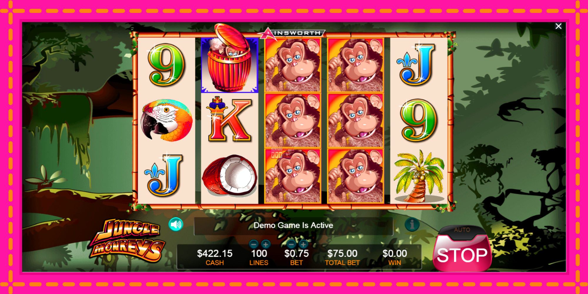 Slot machine Jungle Monkeys gratuitamente, immagine 3