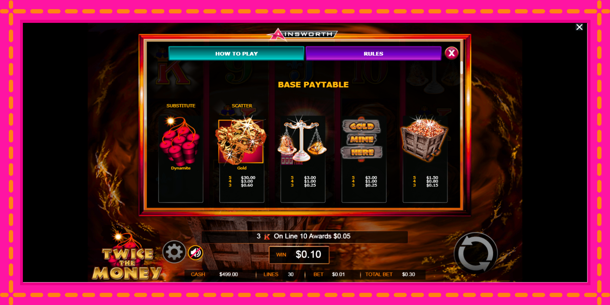 Slot machine Twice the Money gratuitamente, immagine 5