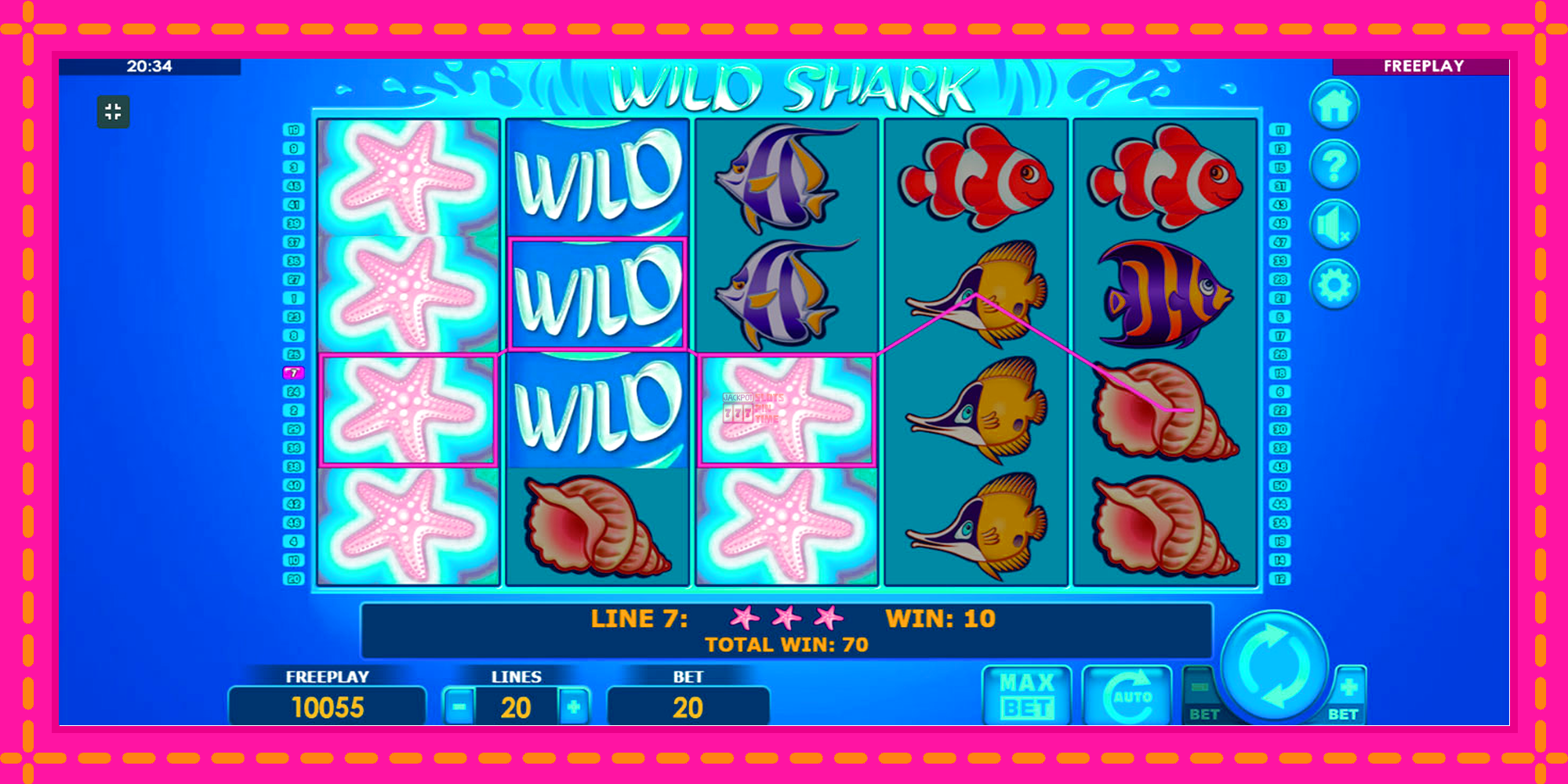 Slot machine Wild Shark gratuitamente, immagine 3