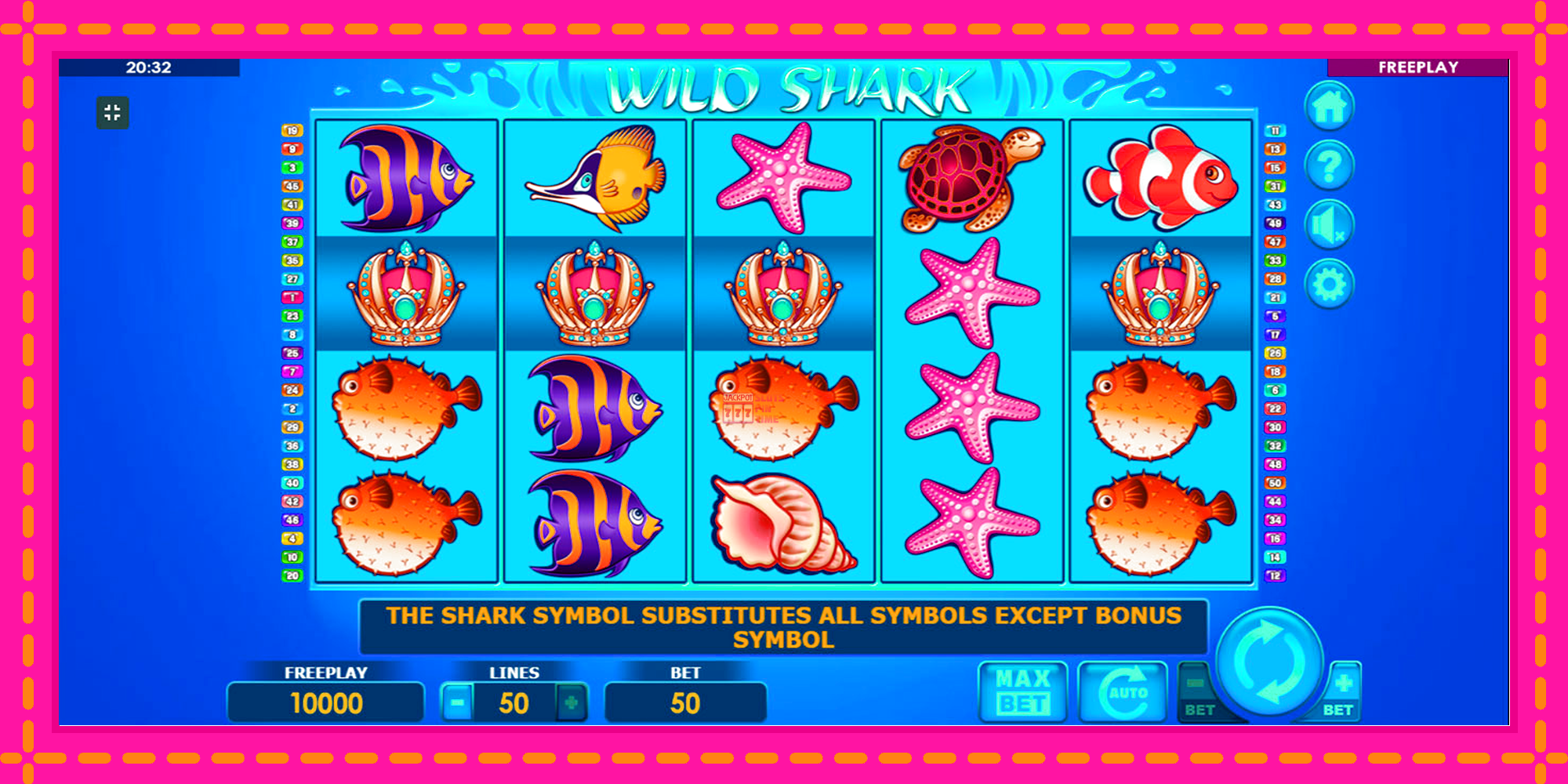 Slot machine Wild Shark gratuitamente, immagine 4