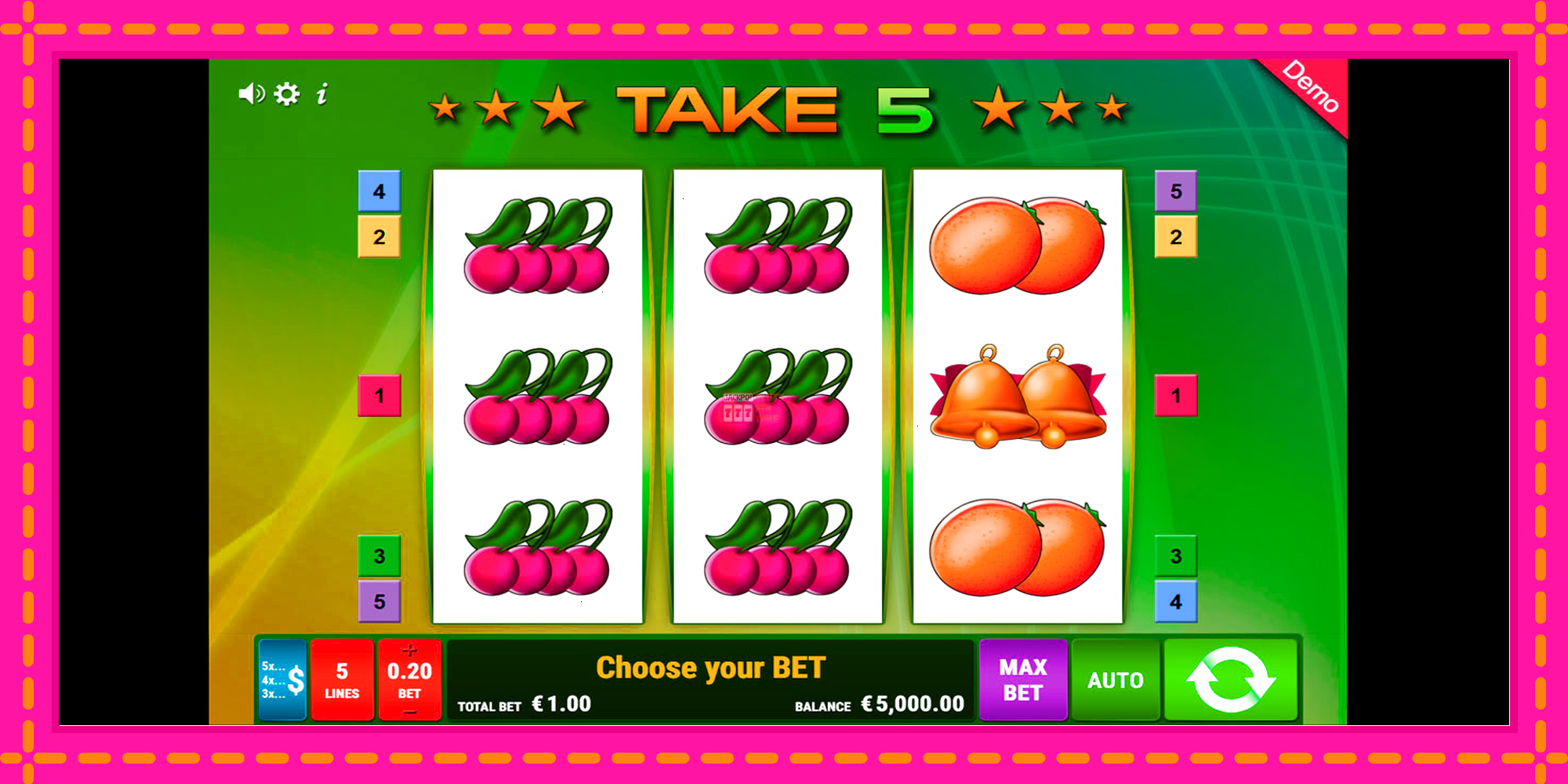 Slot machine Take 5 gratuitamente, immagine 1