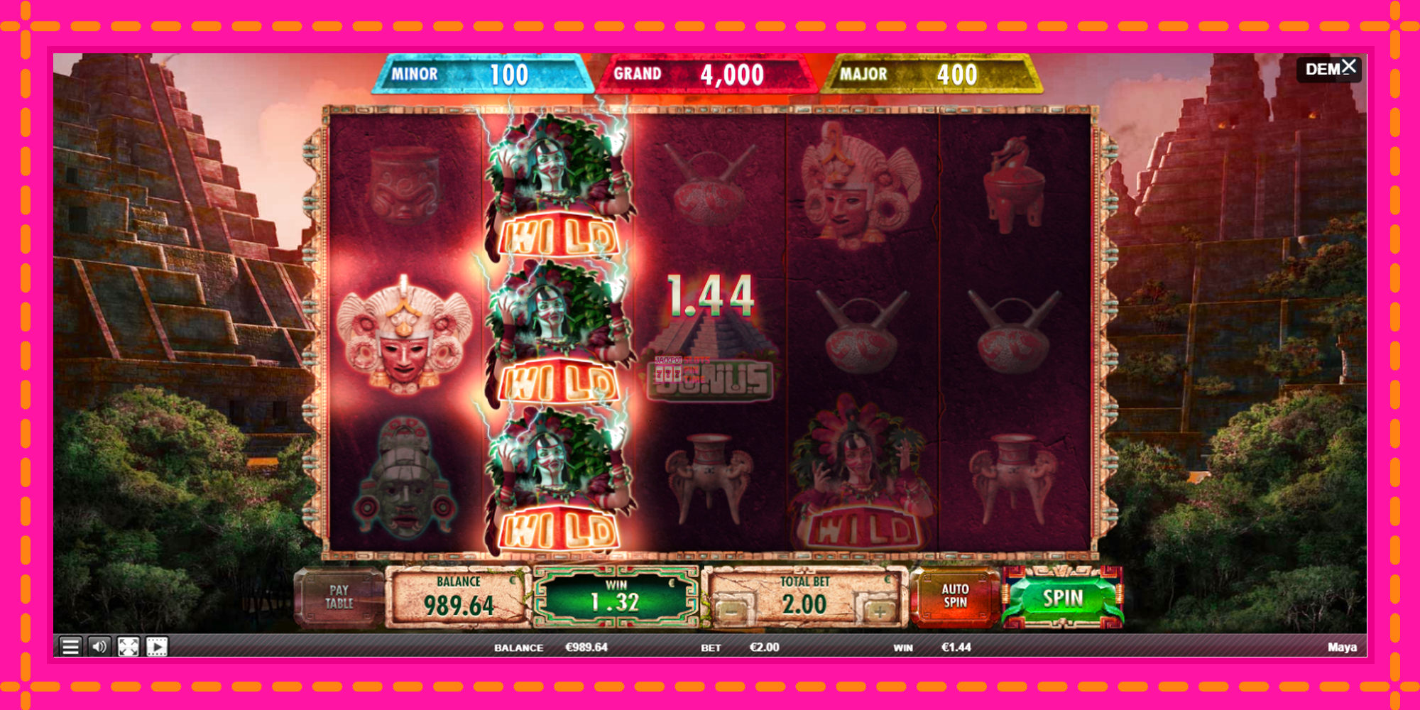 Slot machine Maya gratuitamente, immagine 3