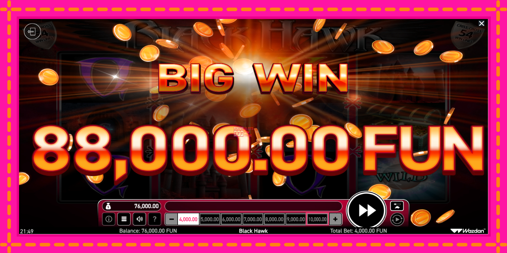 Slot machine Black Hawk gratuitamente, immagine 2