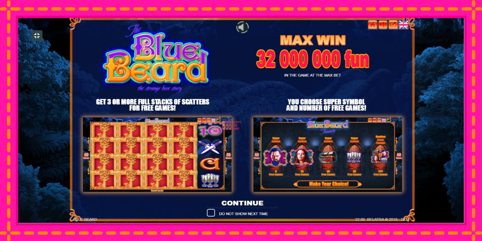 Slot machine Blue Beard gratuitamente, immagine 1