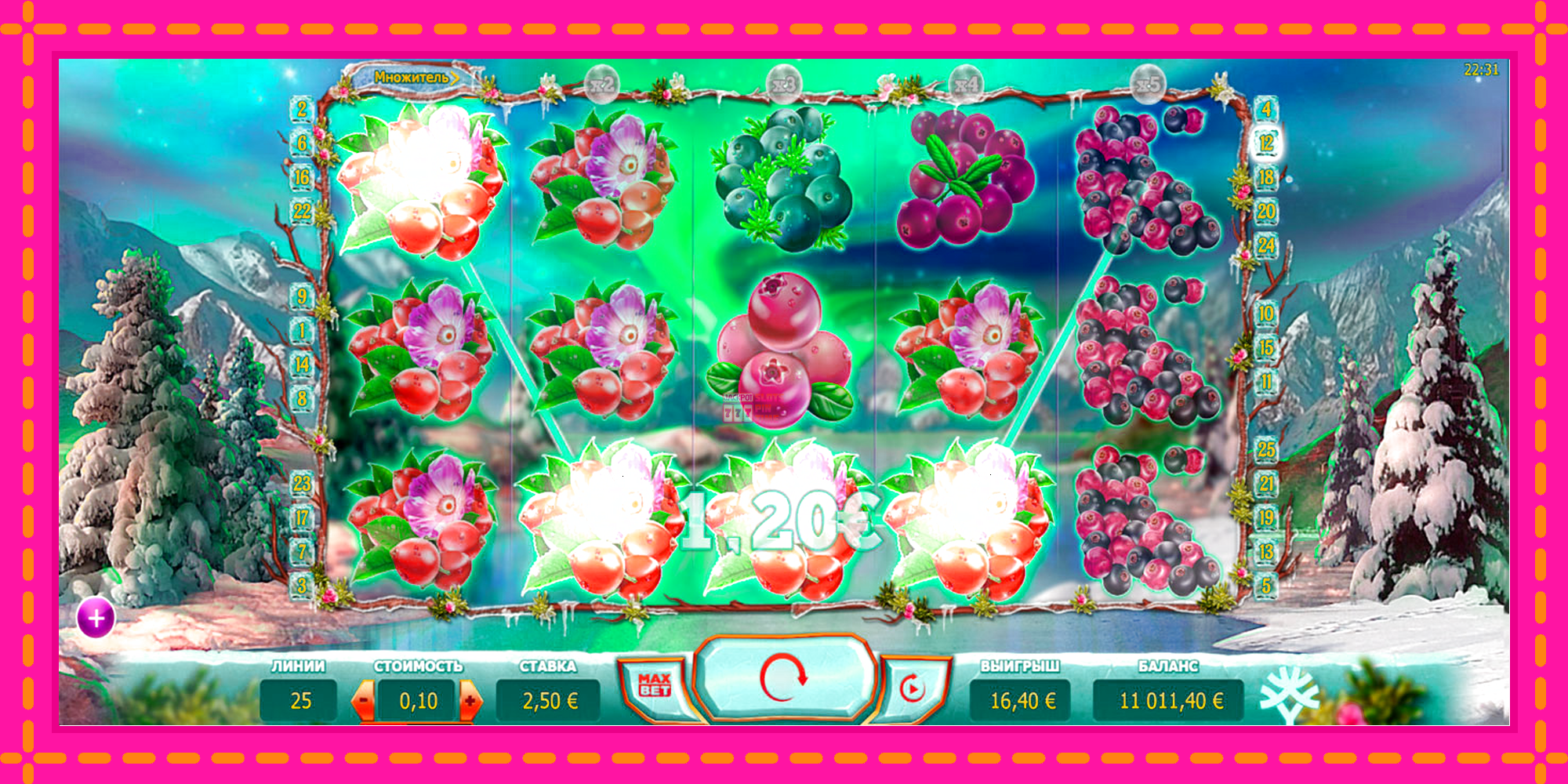 Slot machine Winterberries gratuitamente, immagine 2