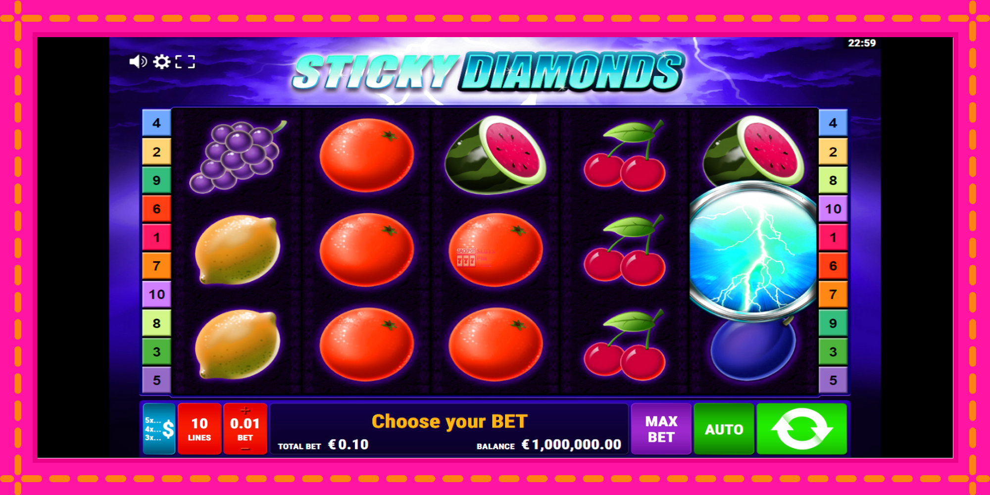 Slot machine Sticky Diamonds gratuitamente, immagine 1