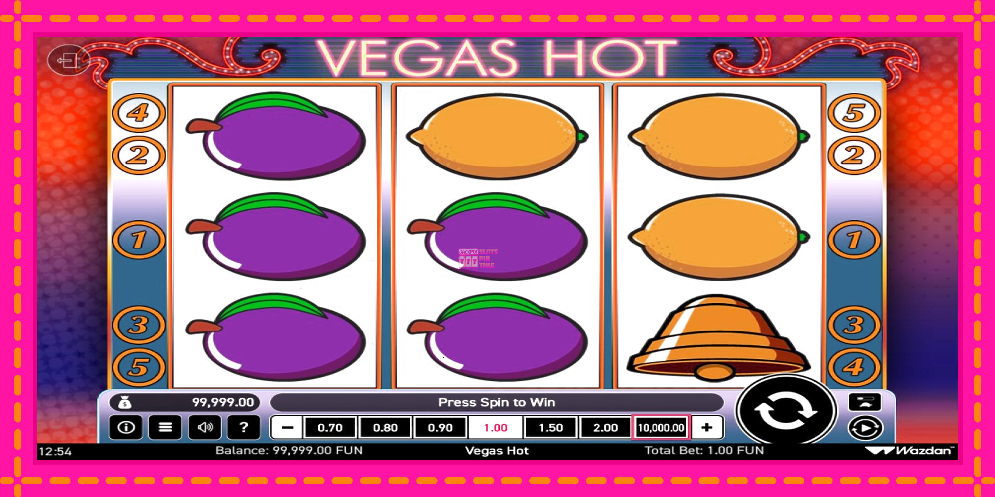 Slot machine Vegas Hot gratuitamente, immagine 1