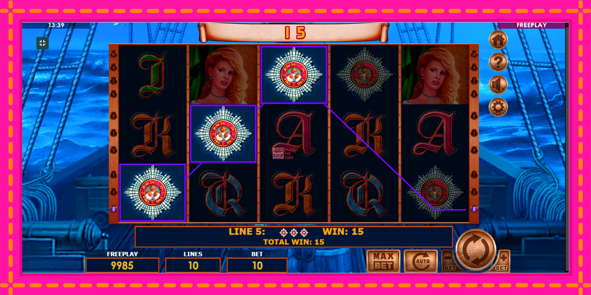 Slot machine Admiral Nelson gratuitamente, immagine 2