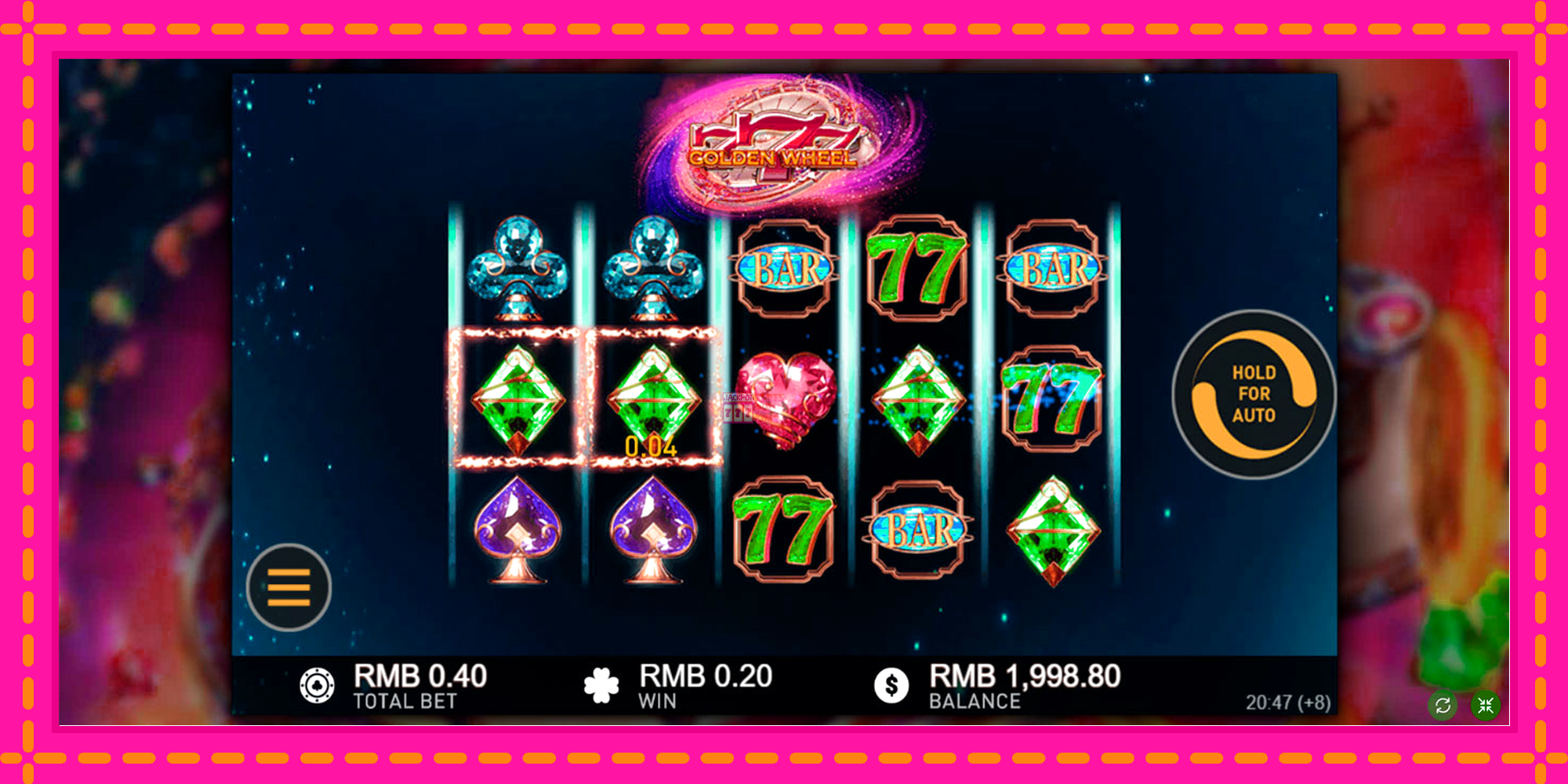 Slot machine 777 Golden Wheel gratuitamente, immagine 3