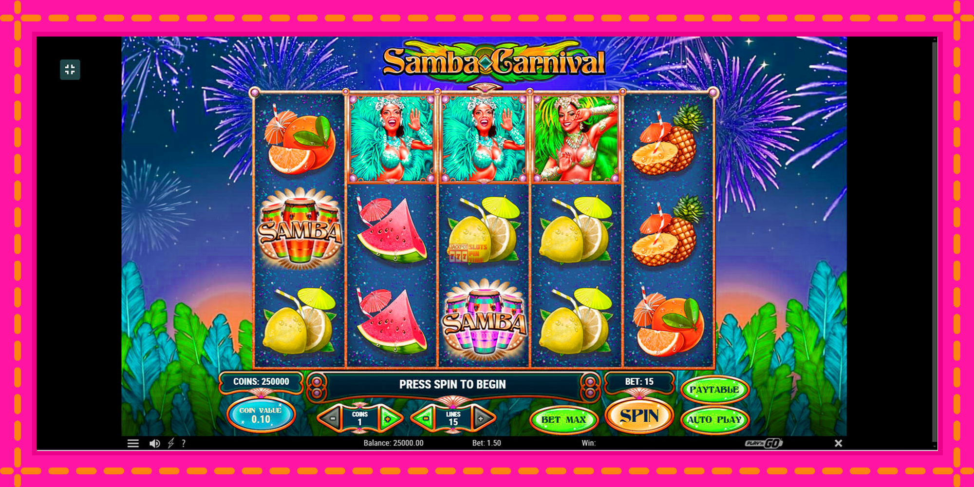 Slot machine Samba Carnival gratuitamente, immagine 1