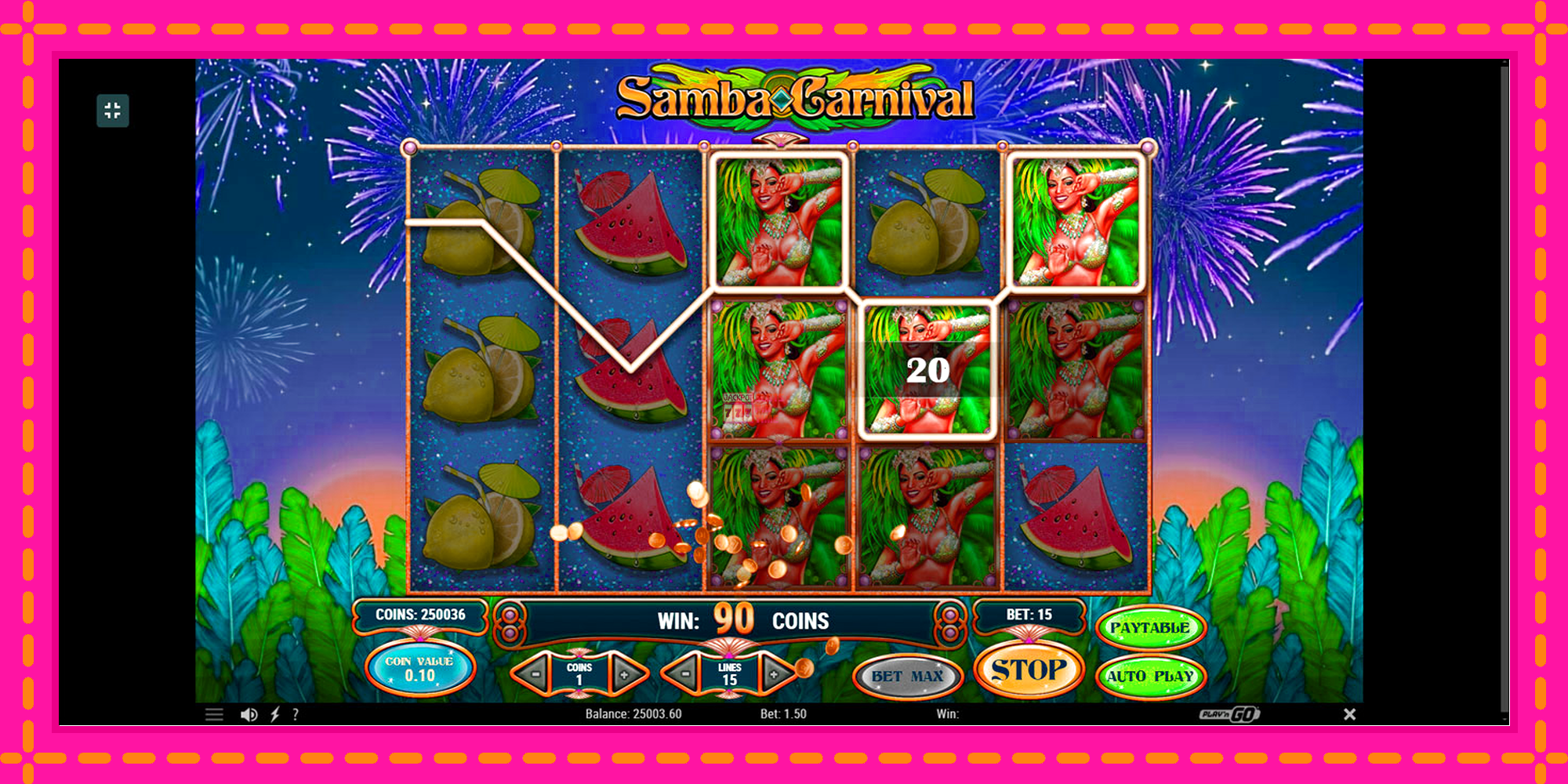 Slot machine Samba Carnival gratuitamente, immagine 5